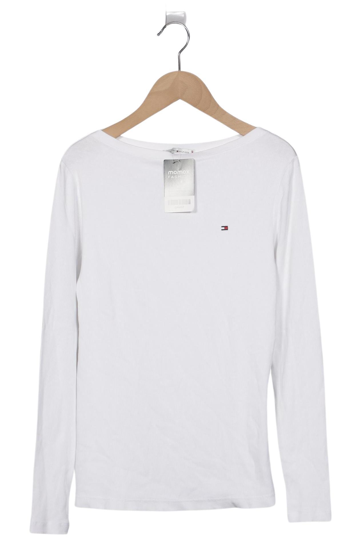 

Tommy Hilfiger Damen Langarmshirt, weiß, Gr. 38