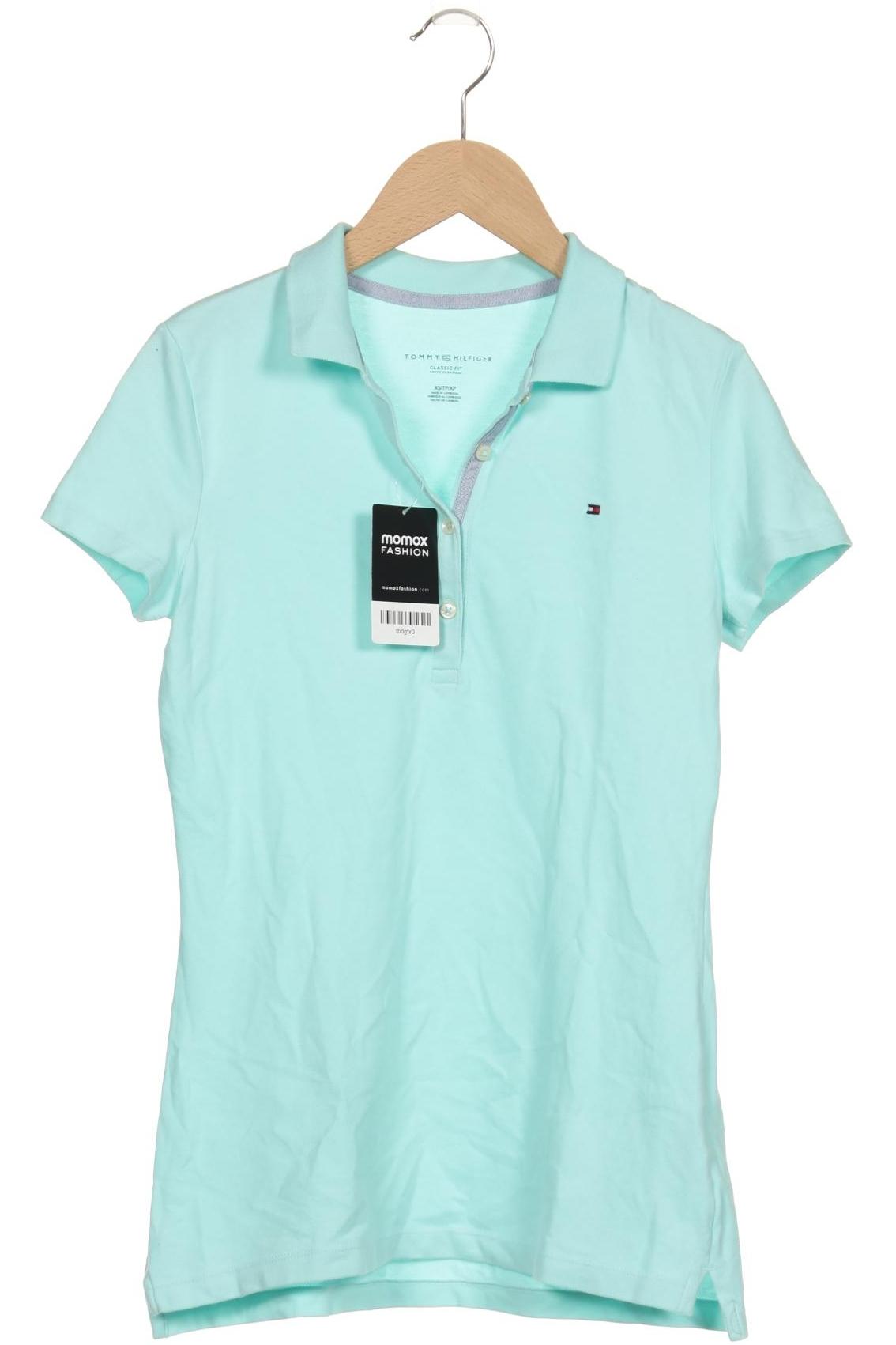 

Tommy Hilfiger Damen Poloshirt, türkis, Gr. 34