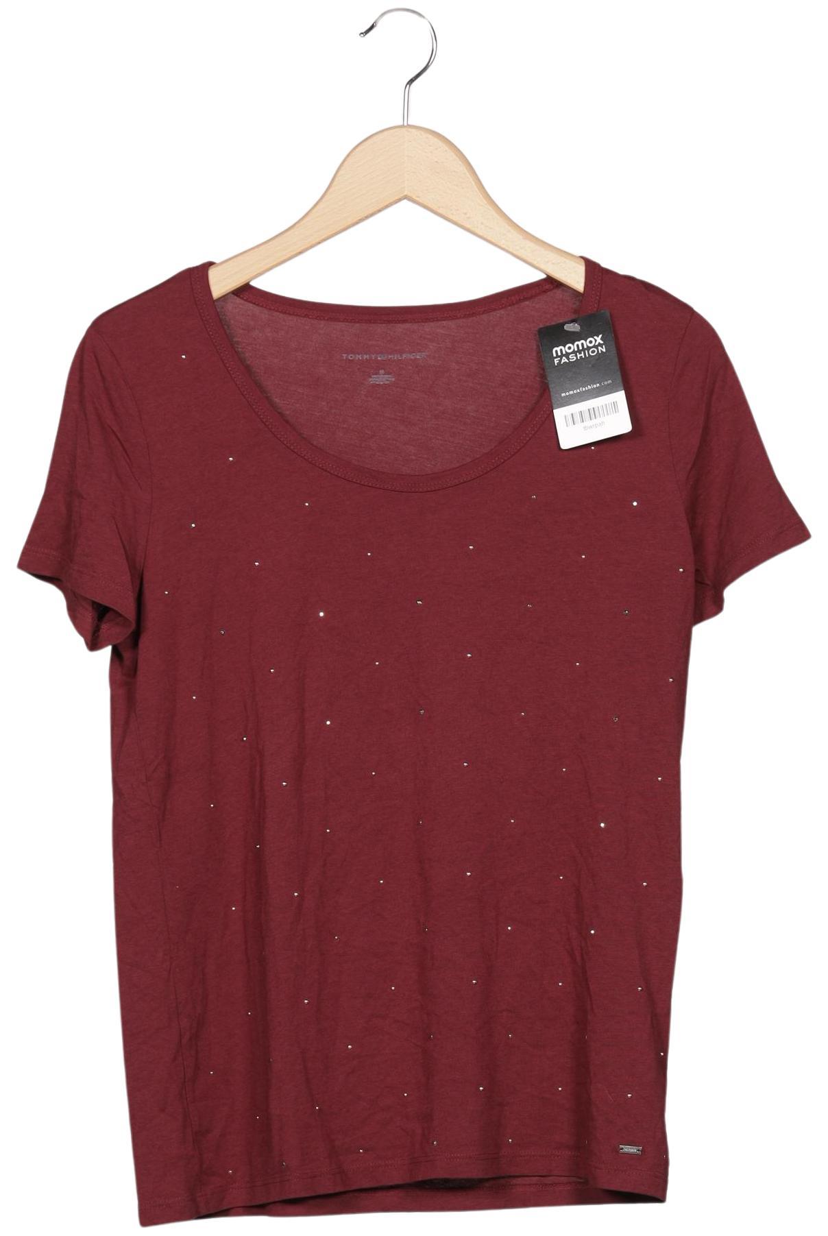 

Tommy Hilfiger Damen T-Shirt, bordeaux, Gr. 38