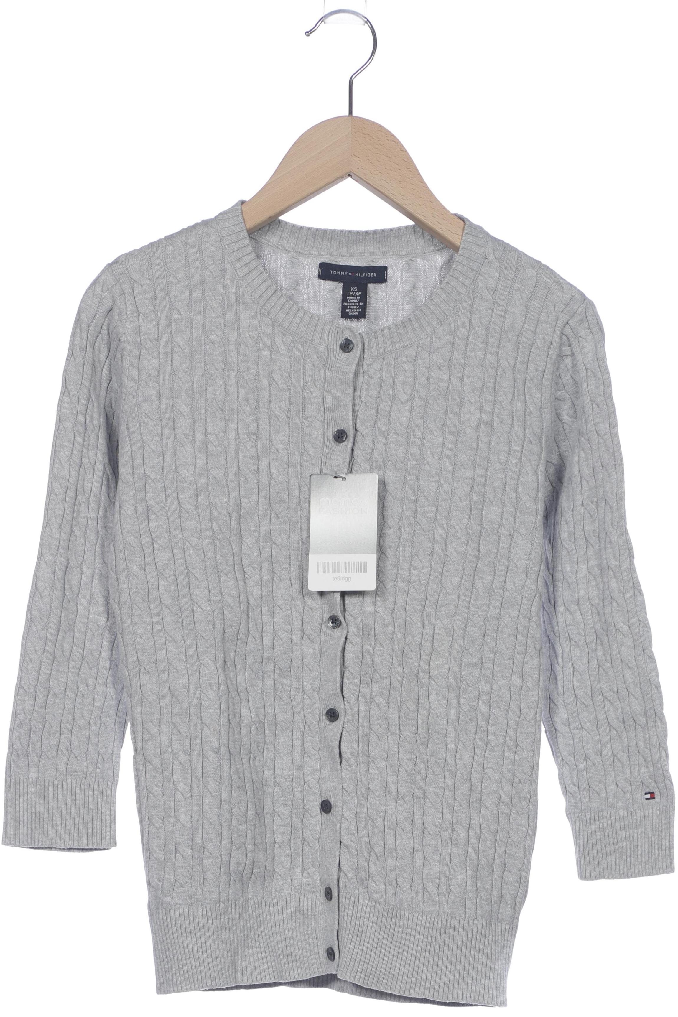 

Tommy Hilfiger Damen Strickjacke, grau, Gr. 34
