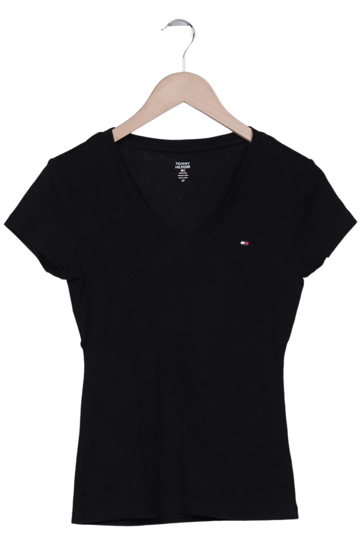 

Tommy Hilfiger Damen T-Shirt, schwarz, Gr. 36