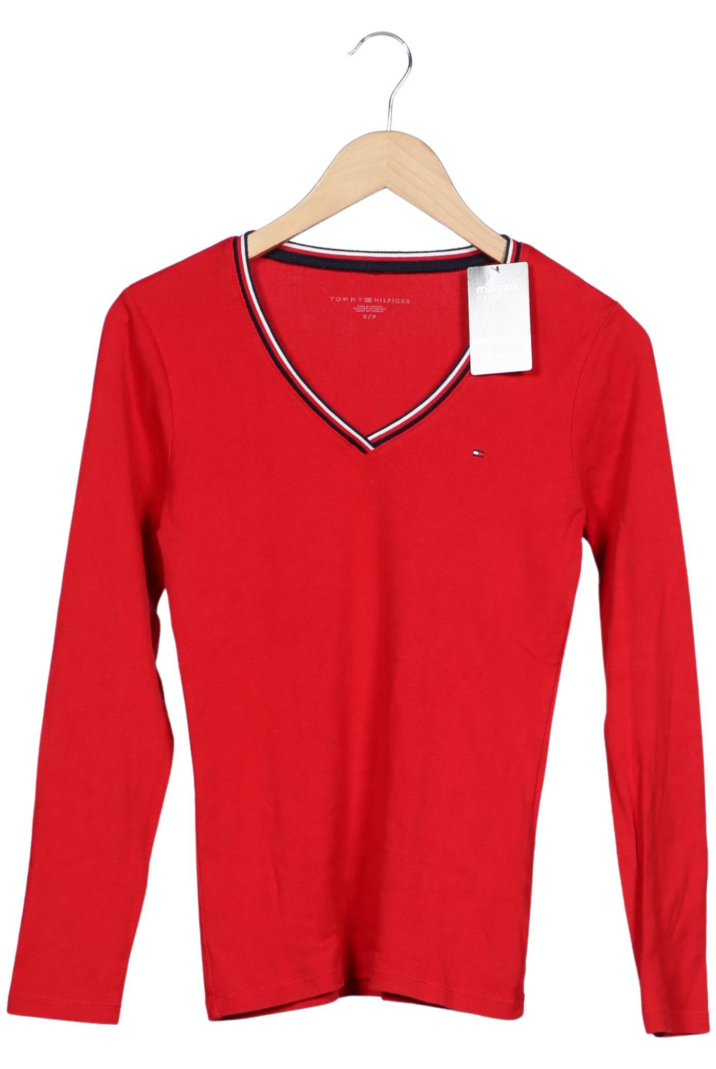 

Tommy Hilfiger Damen Langarmshirt, rot, Gr. 36