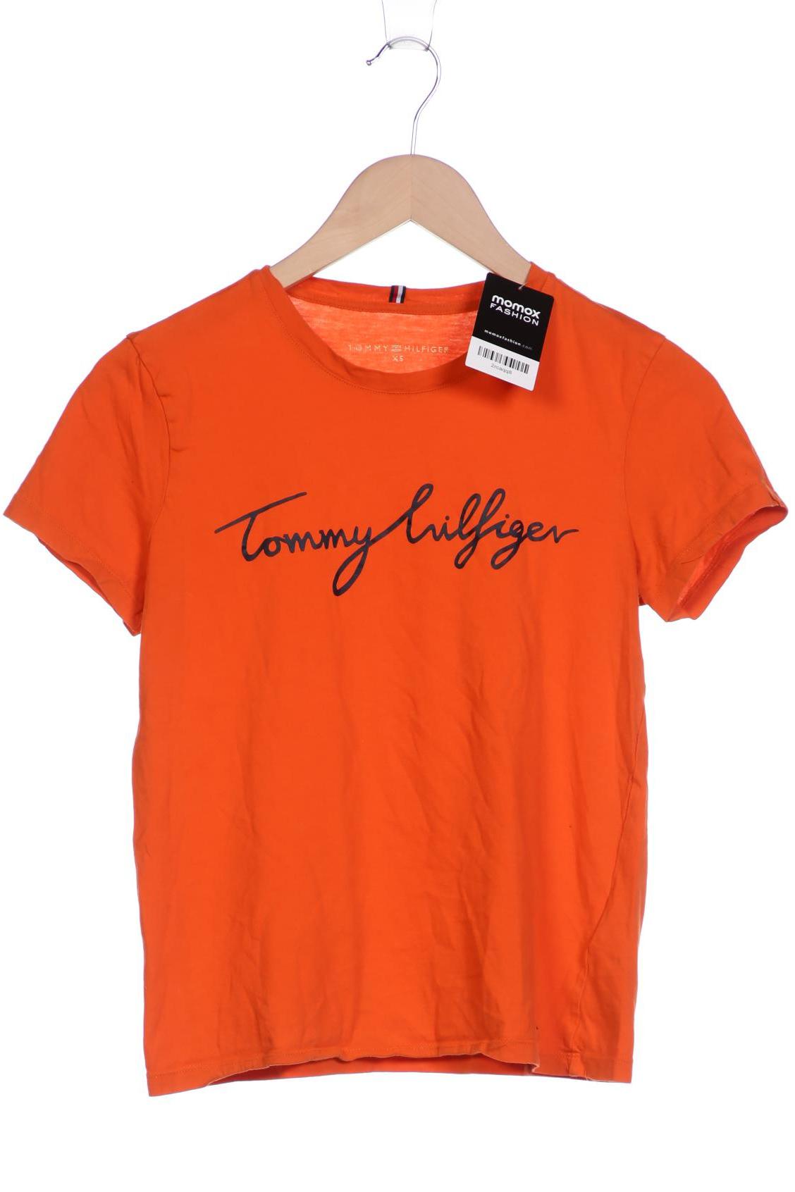 

Tommy Hilfiger Damen T-Shirt, orange, Gr. 34
