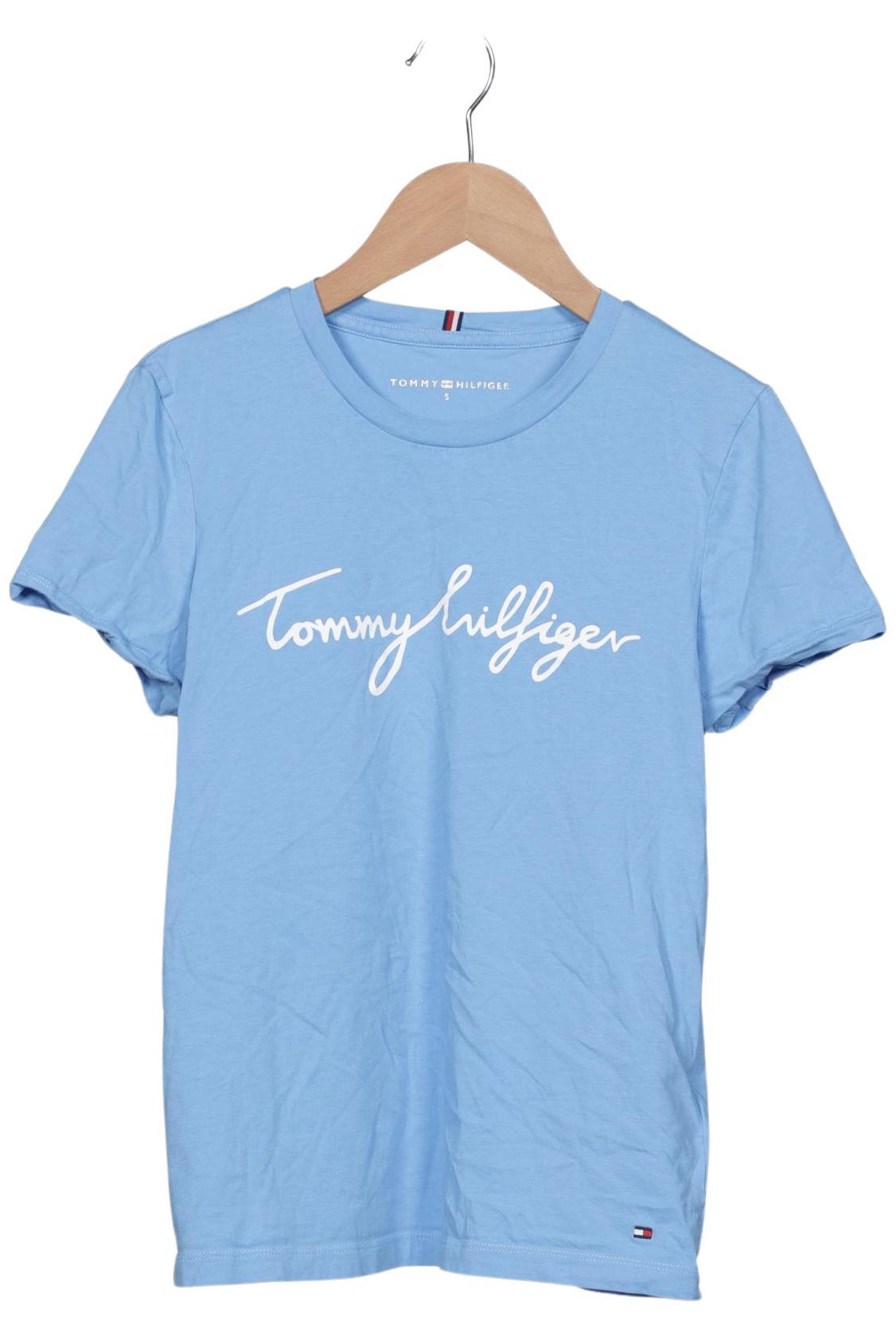 

Tommy Hilfiger Damen T-Shirt, blau, Gr. 36