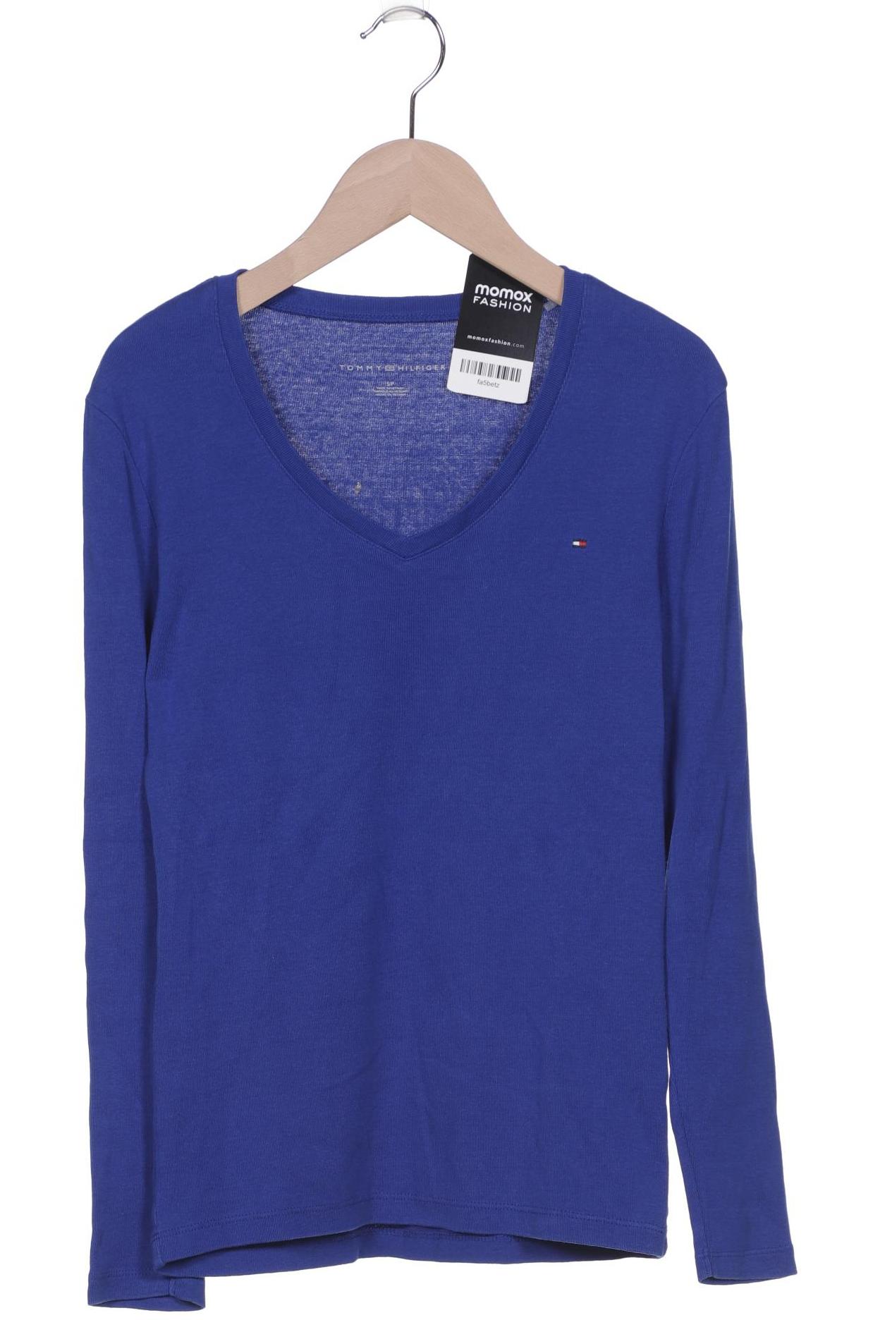 

Tommy Hilfiger Damen Langarmshirt, blau, Gr. 36