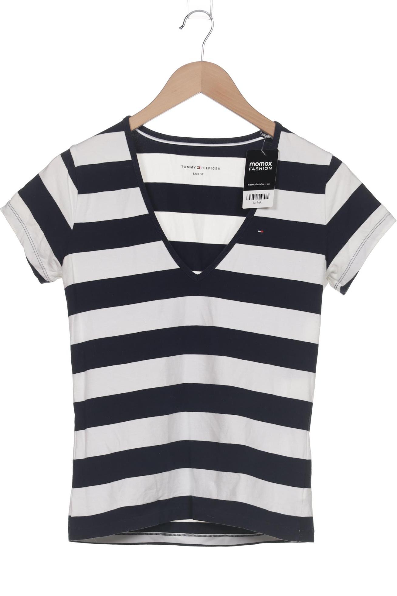 

Tommy Hilfiger Damen T-Shirt, marineblau, Gr. 42