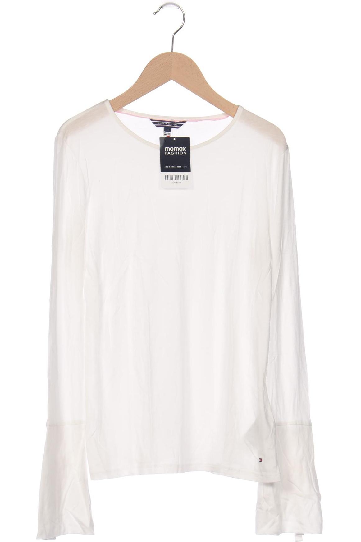 

Tommy Hilfiger Damen Langarmshirt, weiß, Gr. 34