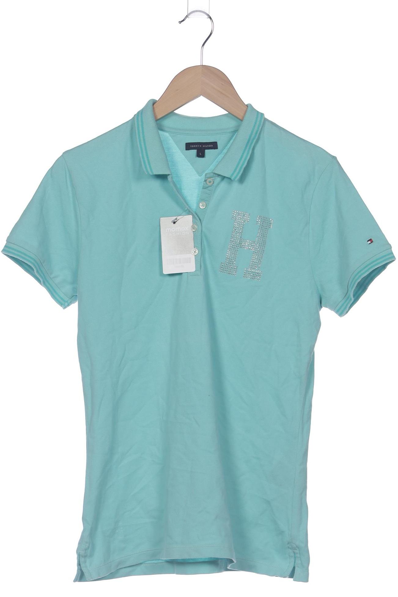

Tommy Hilfiger Damen Poloshirt, türkis, Gr. 42