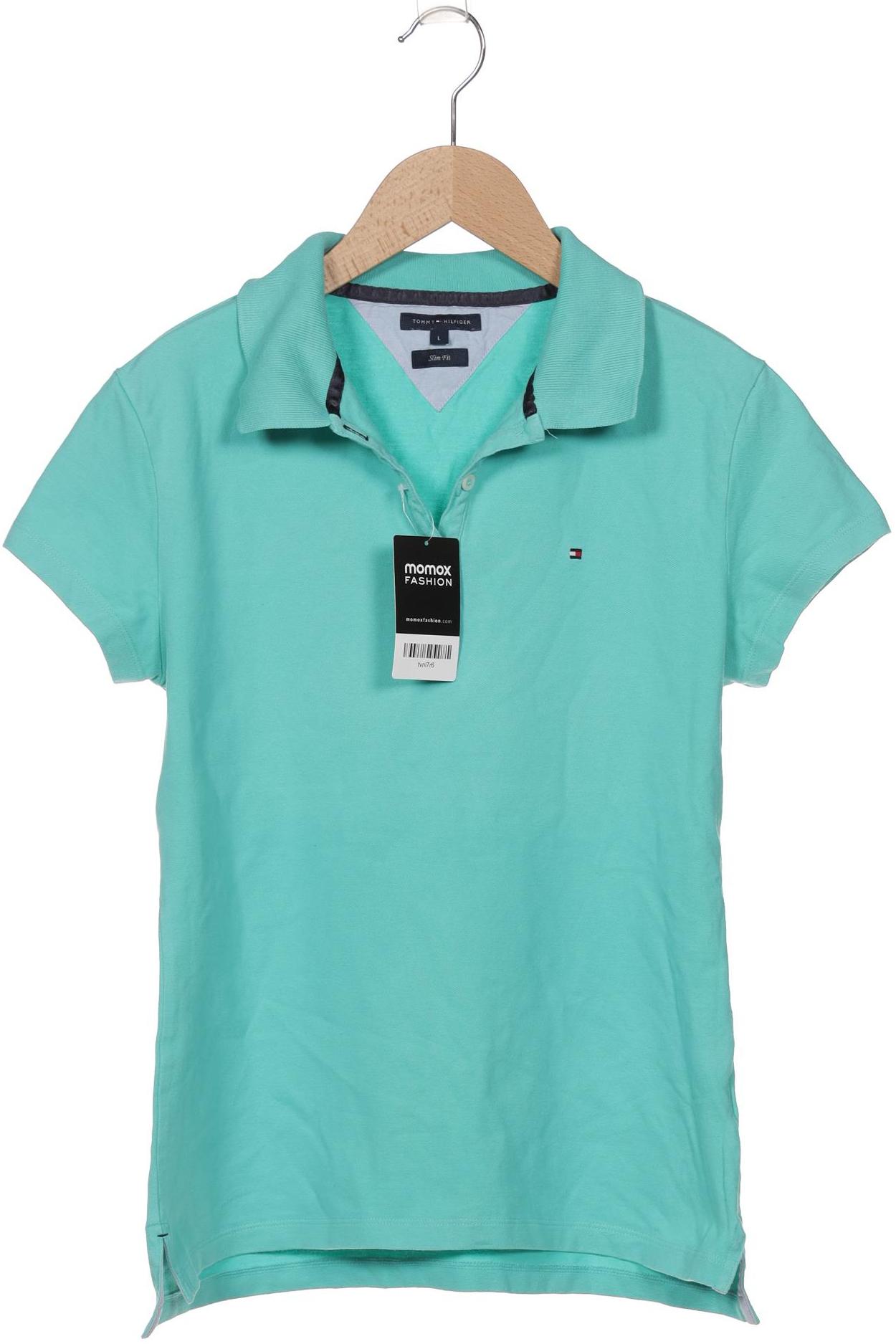 

Tommy Hilfiger Damen Poloshirt, türkis, Gr. 42