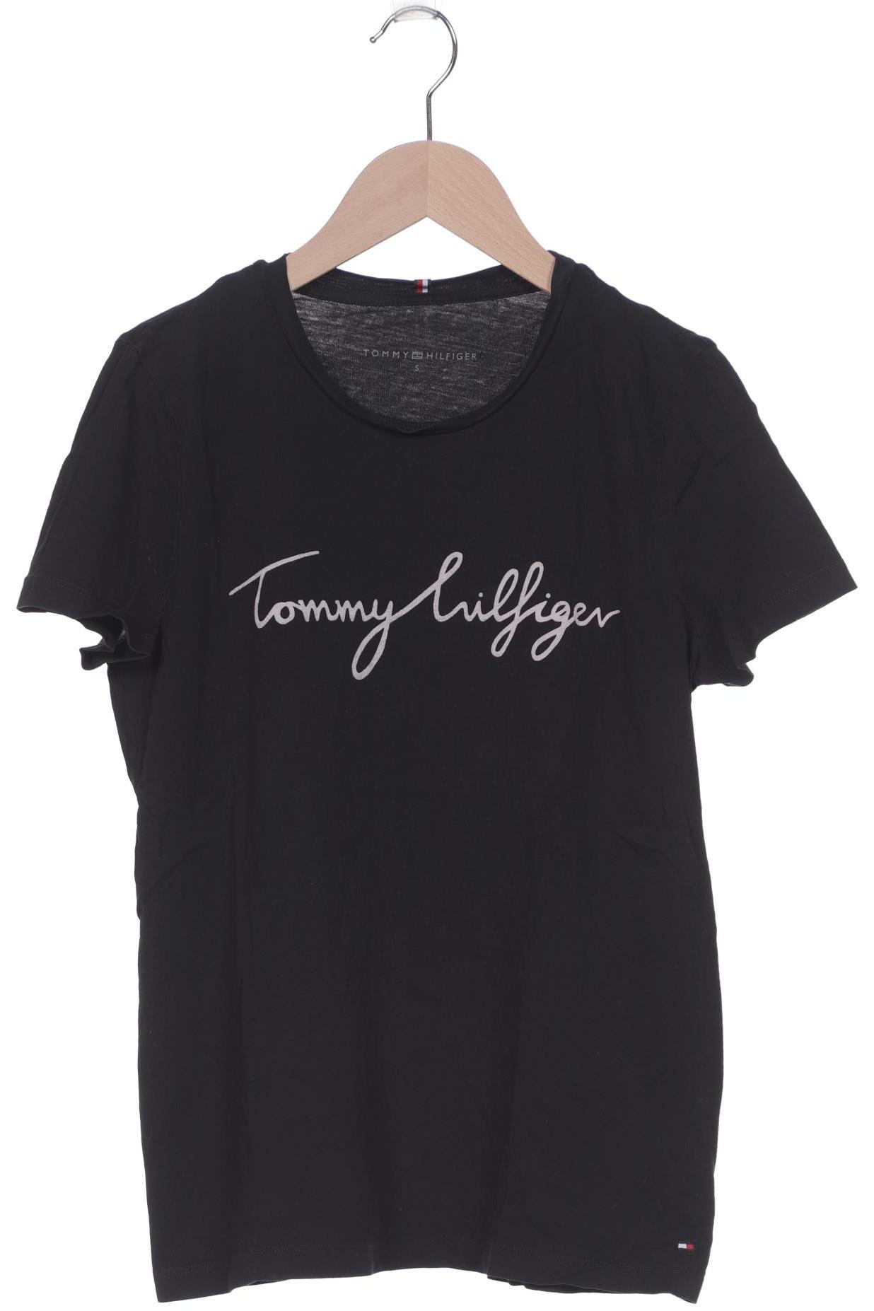 

Tommy Hilfiger Damen T-Shirt, schwarz, Gr. 36