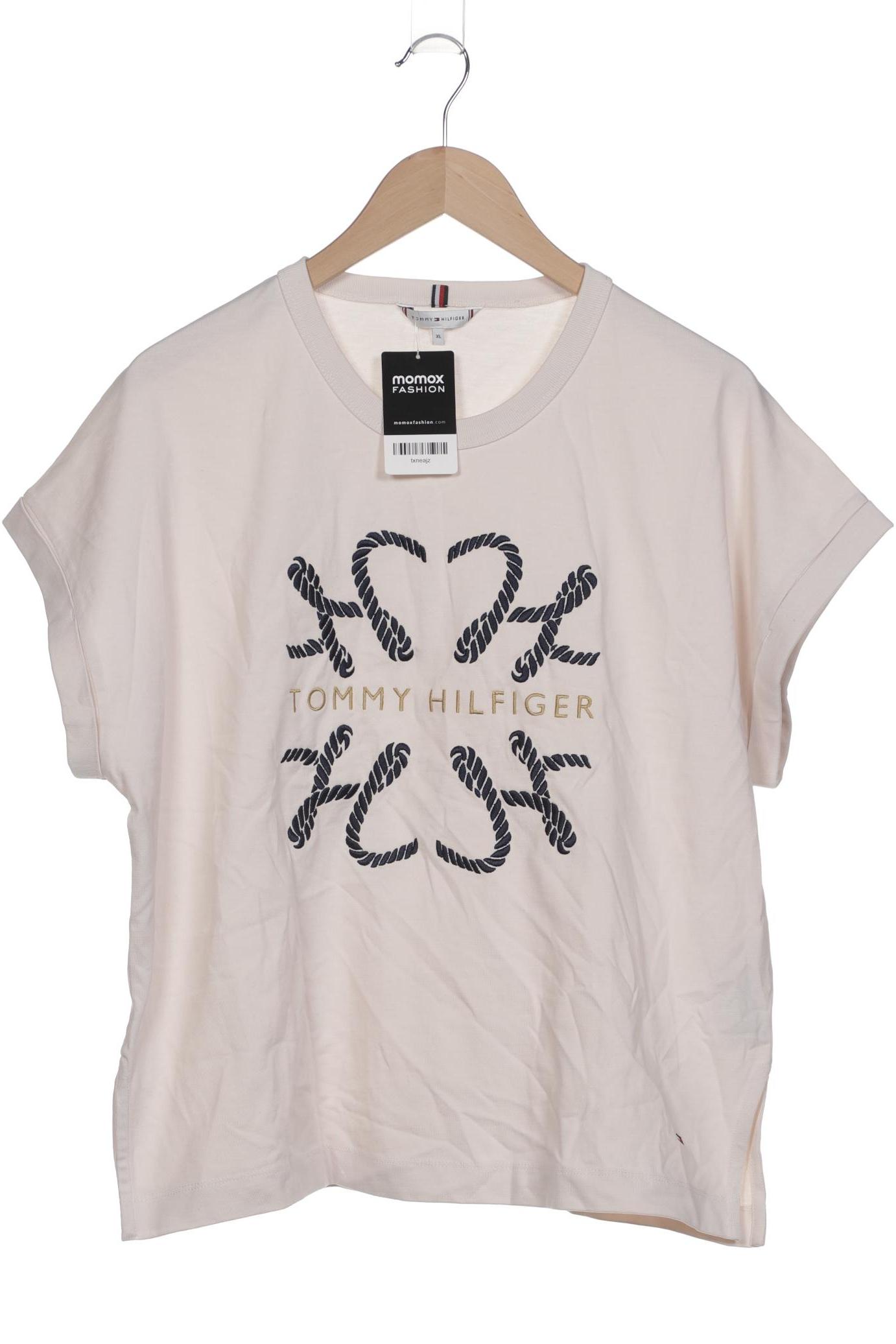 

Tommy Hilfiger Damen T-Shirt, cremeweiß, Gr. 44