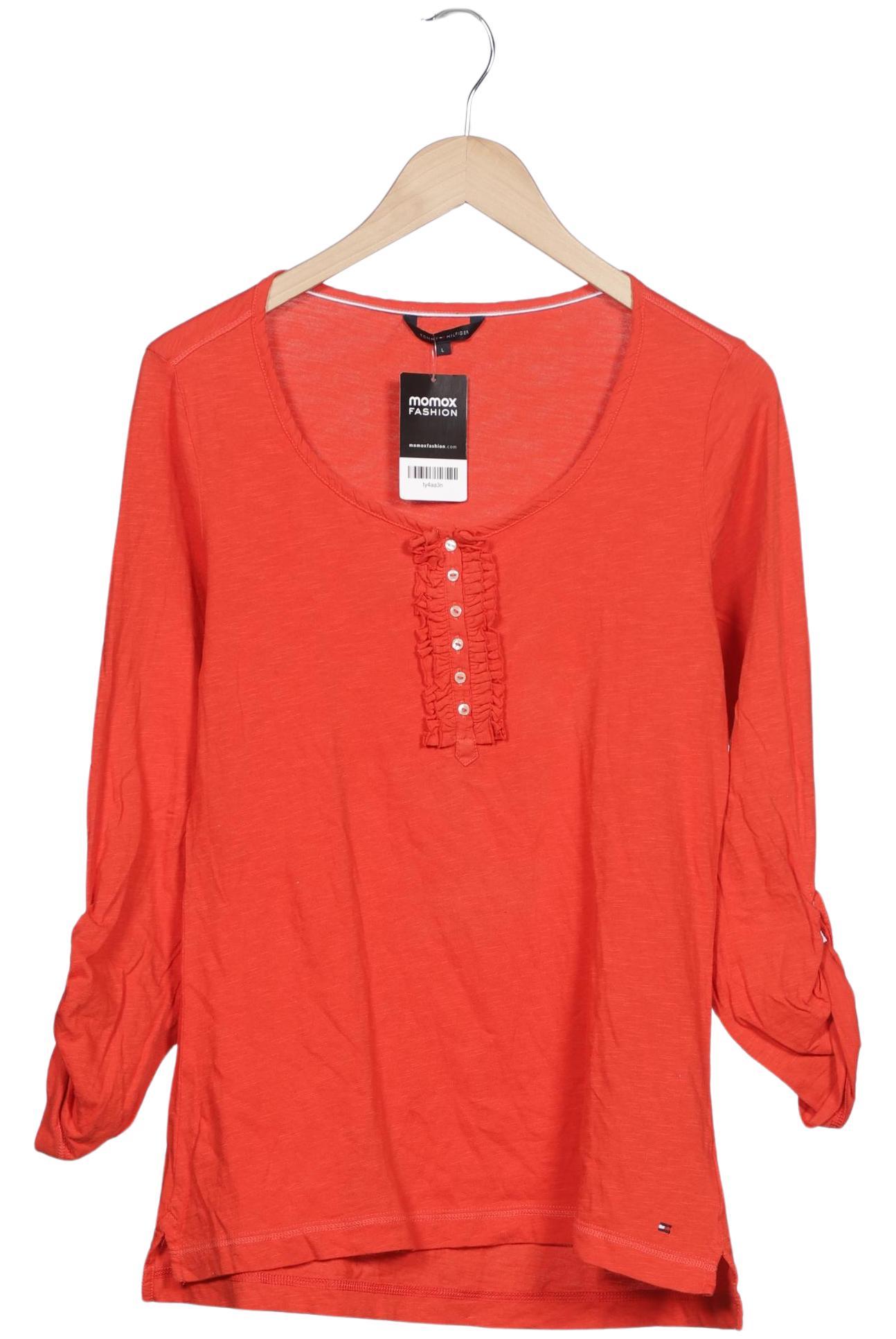 

Tommy Hilfiger Damen Langarmshirt, rot, Gr. 42