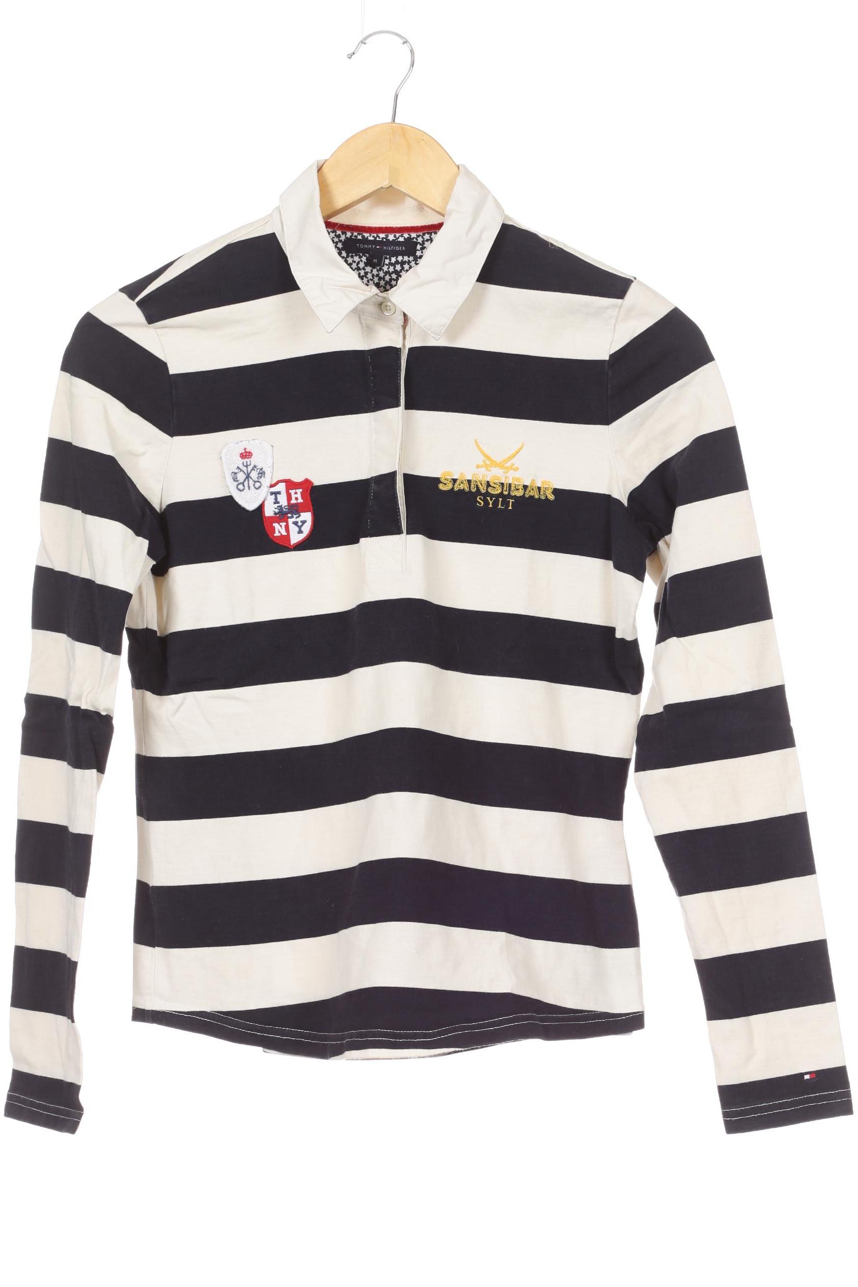 

Tommy Hilfiger Damen Langarmshirt, weiß, Gr. 38
