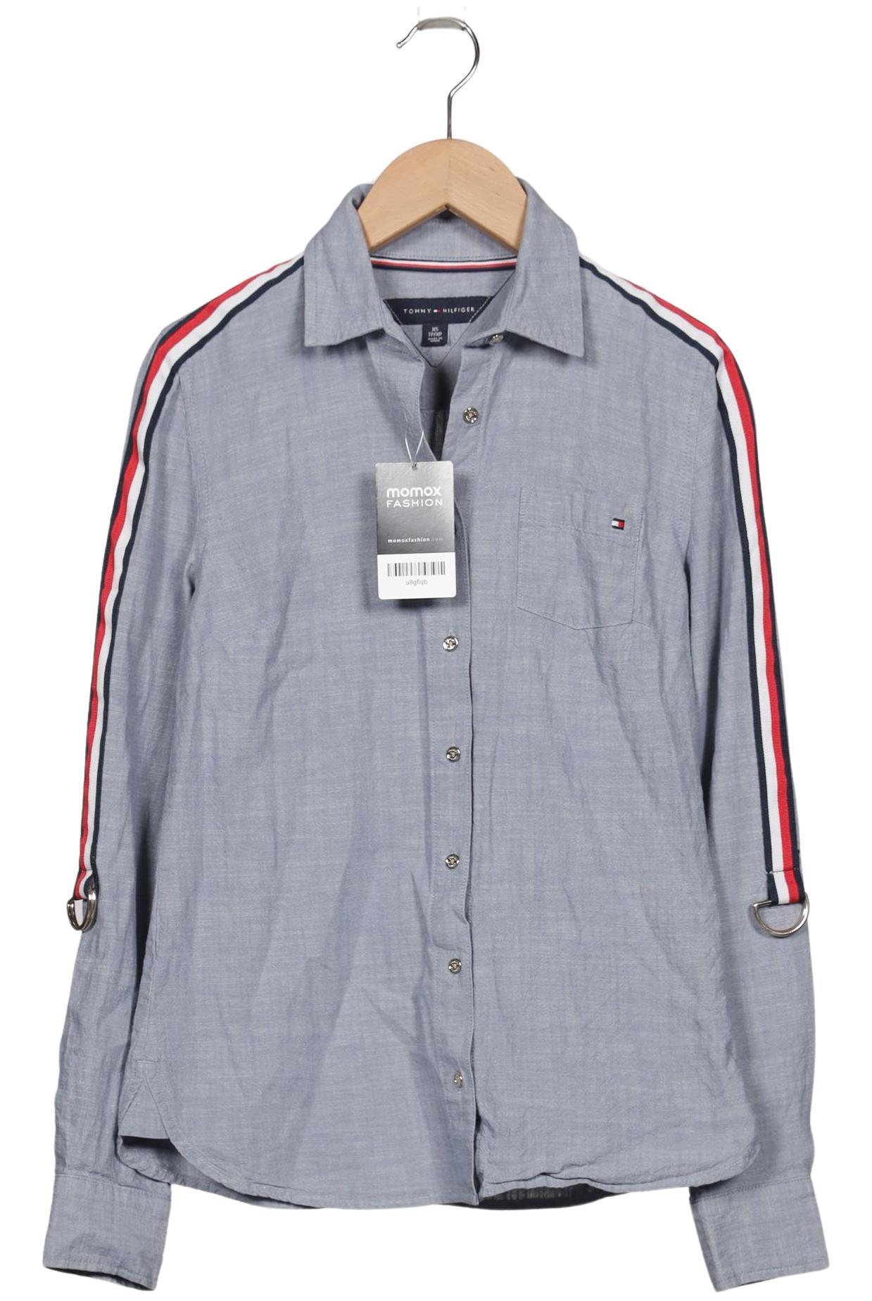 

Tommy Hilfiger Damen Bluse, blau, Gr. 34