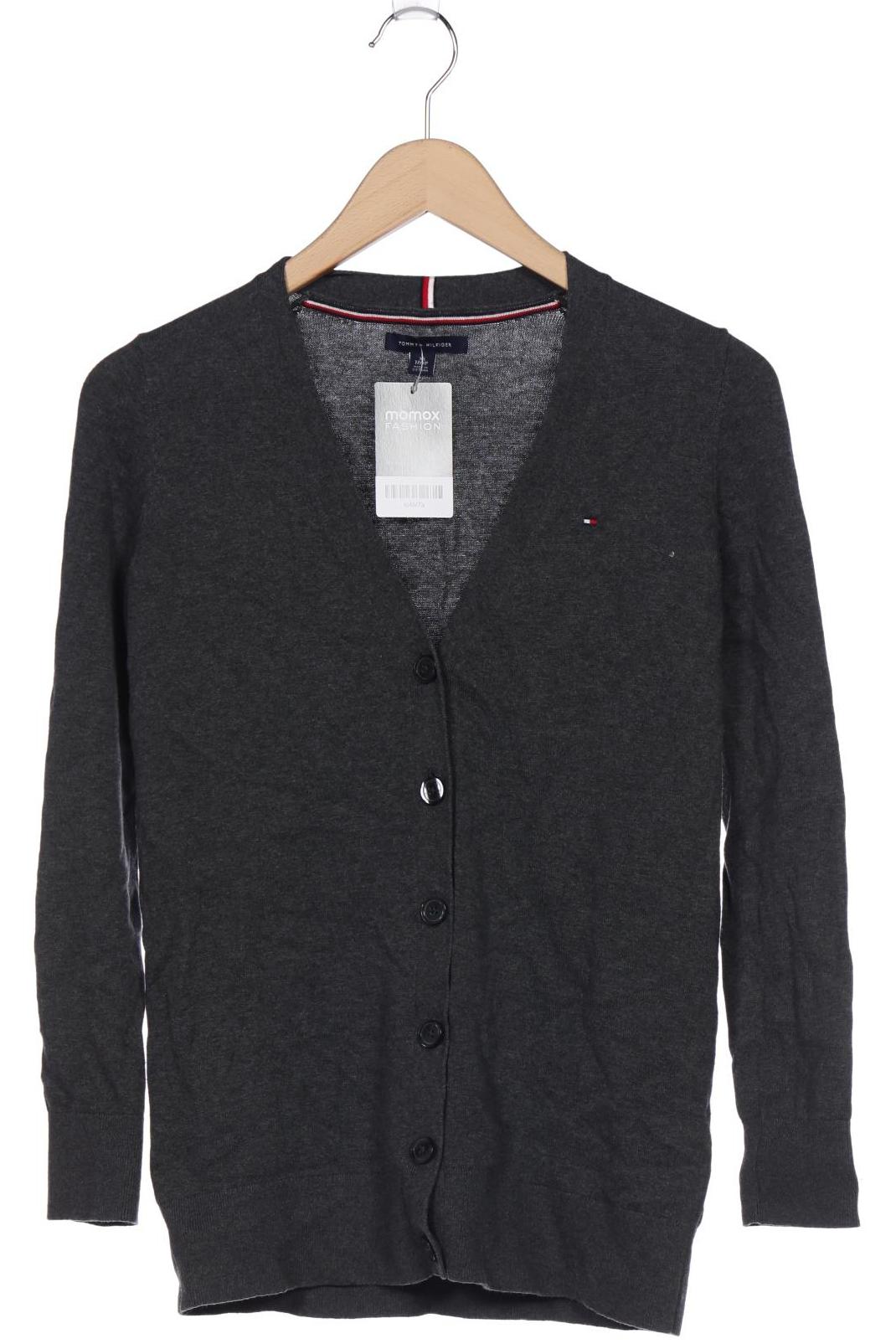 

Tommy Hilfiger Damen Strickjacke, grau, Gr. 34