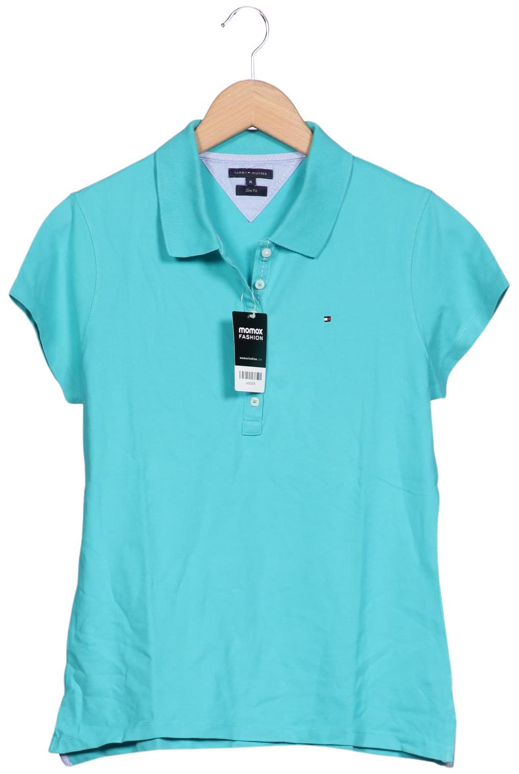 

Tommy Hilfiger Damen Poloshirt, türkis, Gr. 44