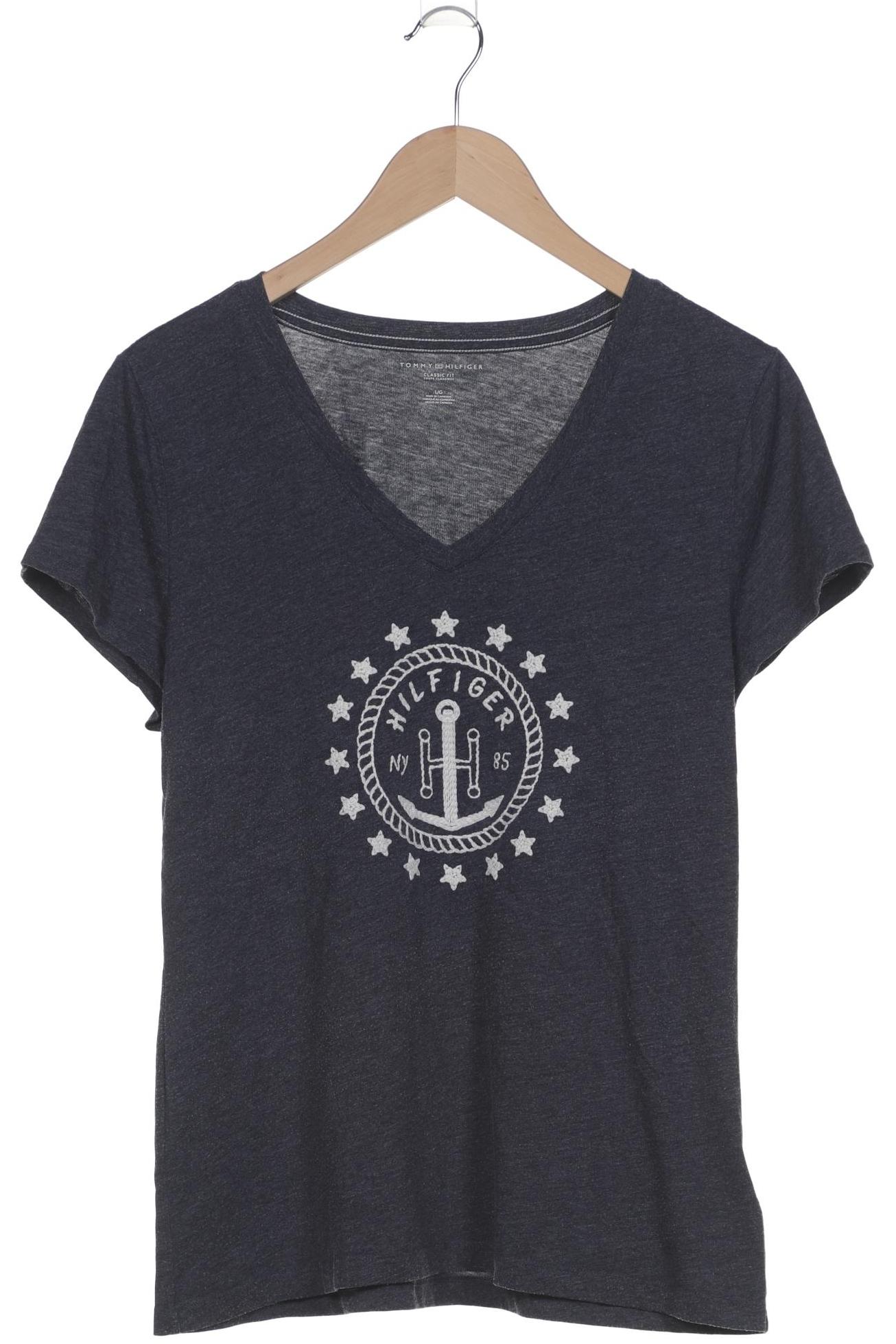 

Tommy Hilfiger Damen T-Shirt, marineblau, Gr. 42