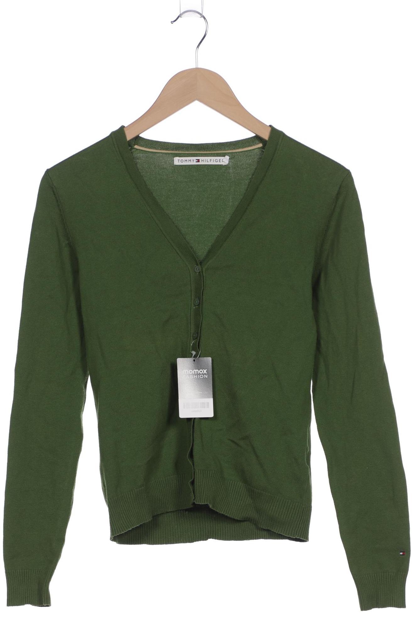 

Tommy Hilfiger Damen Strickjacke, grün, Gr. 38