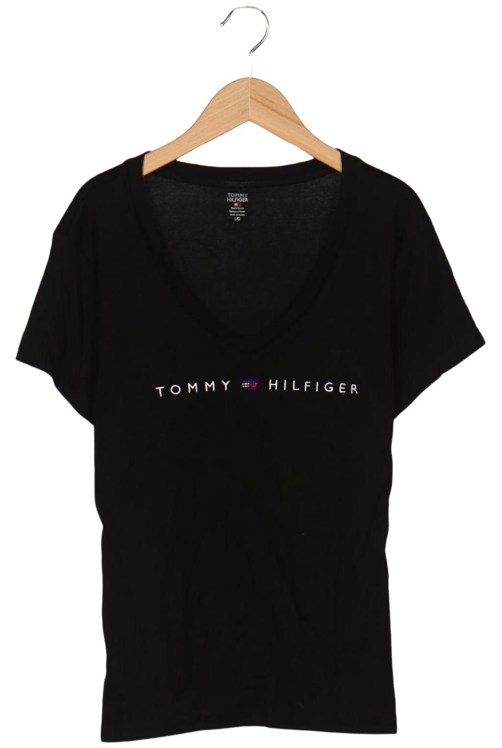 

Tommy Hilfiger Damen T-Shirt, schwarz, Gr. 42