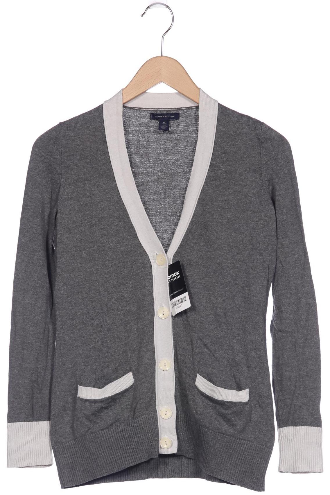 

Tommy Hilfiger Damen Strickjacke, grau, Gr. 34