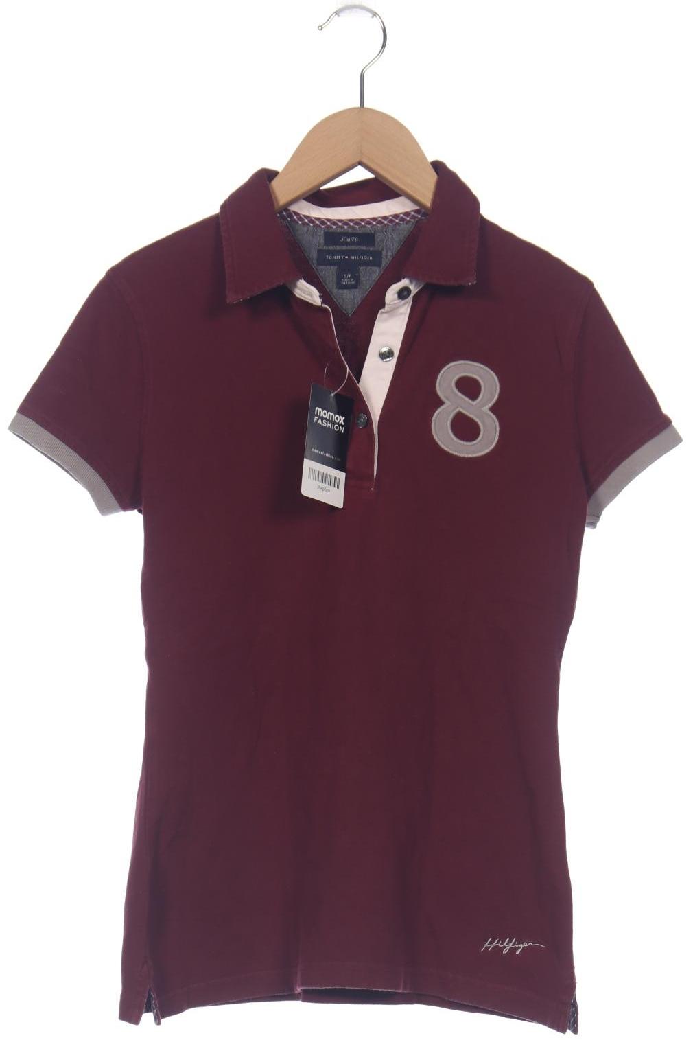 

Tommy Hilfiger Damen Poloshirt, bordeaux, Gr. 36