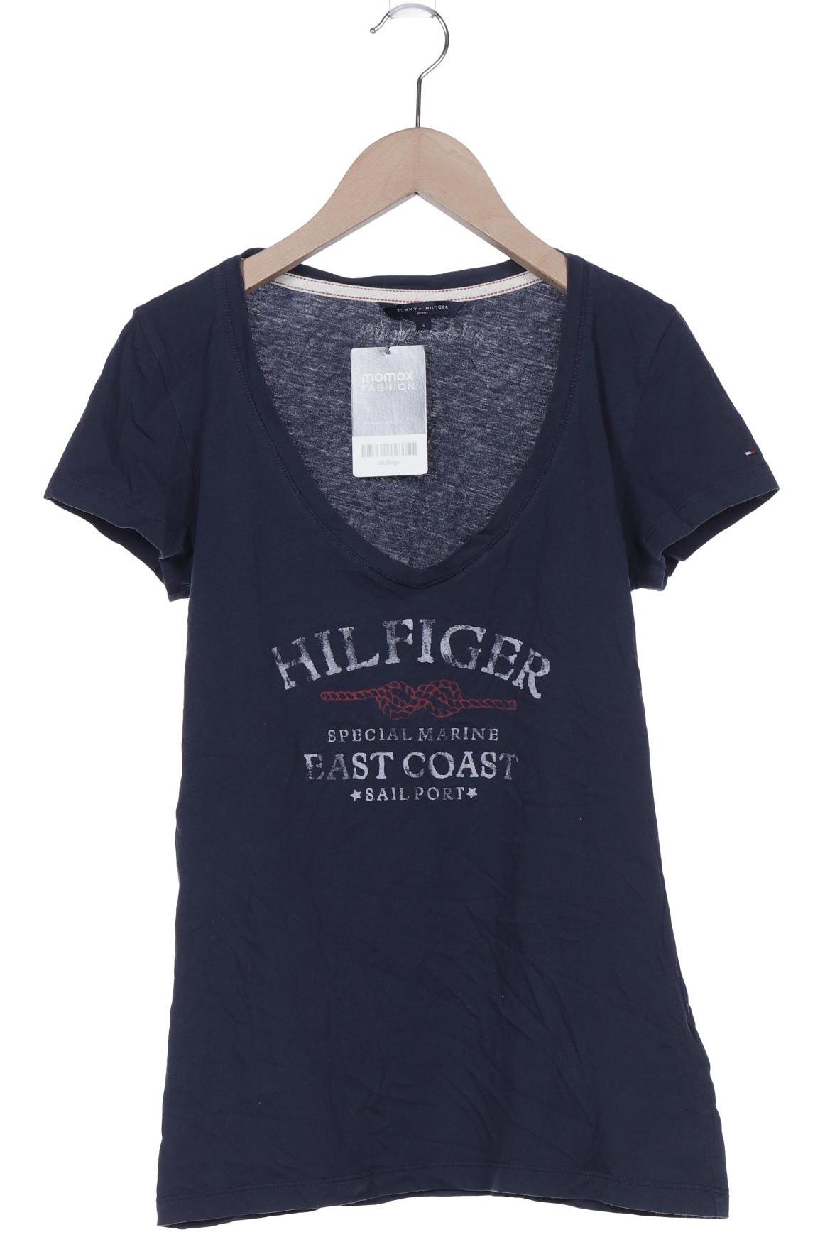 

Tommy Hilfiger Damen T-Shirt, marineblau, Gr. 36