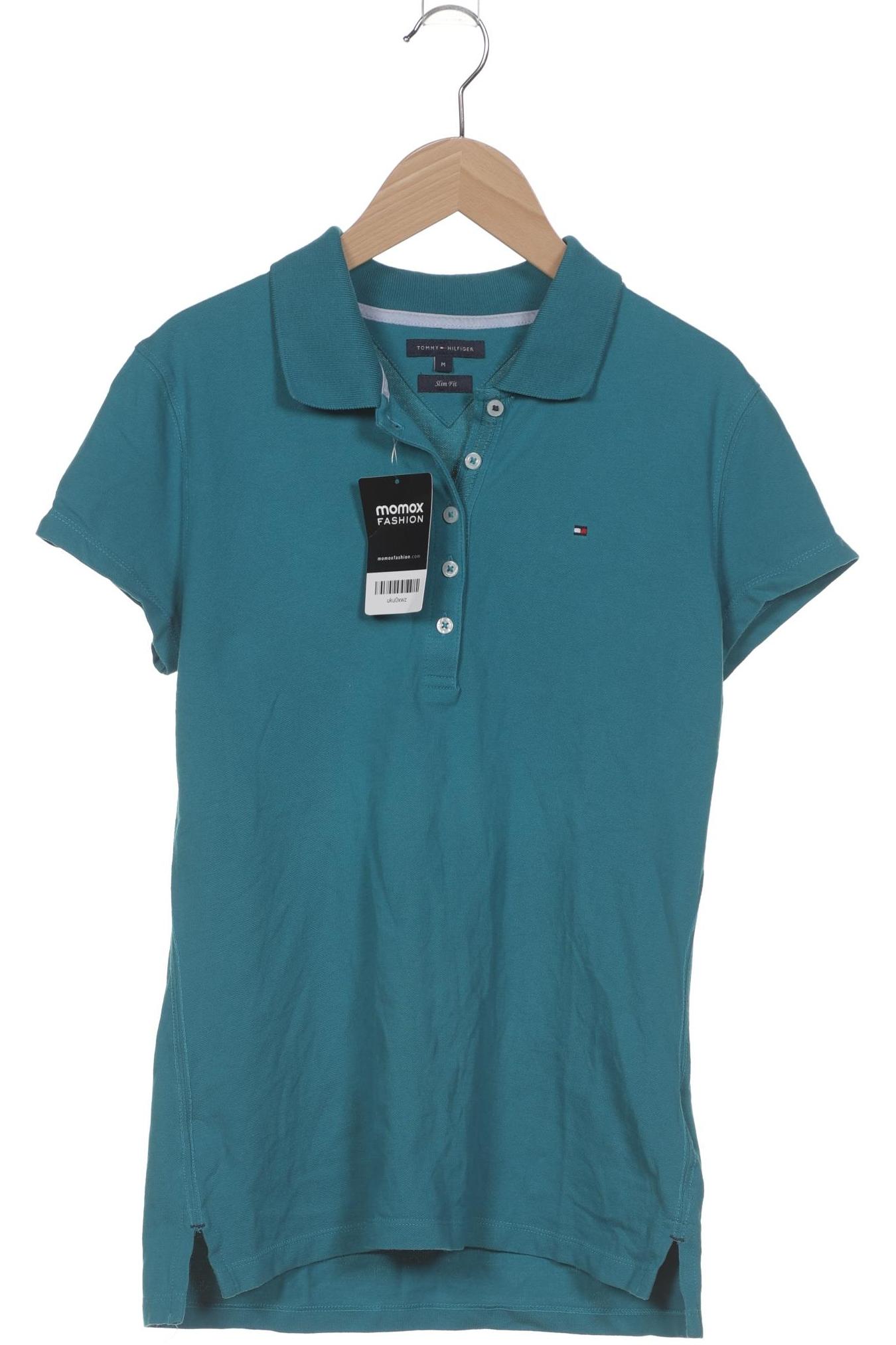 

Tommy Hilfiger Damen Poloshirt, türkis, Gr. 38