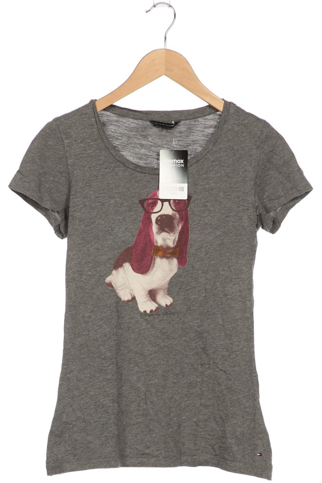 

Tommy Hilfiger Damen T-Shirt, grau, Gr. 36