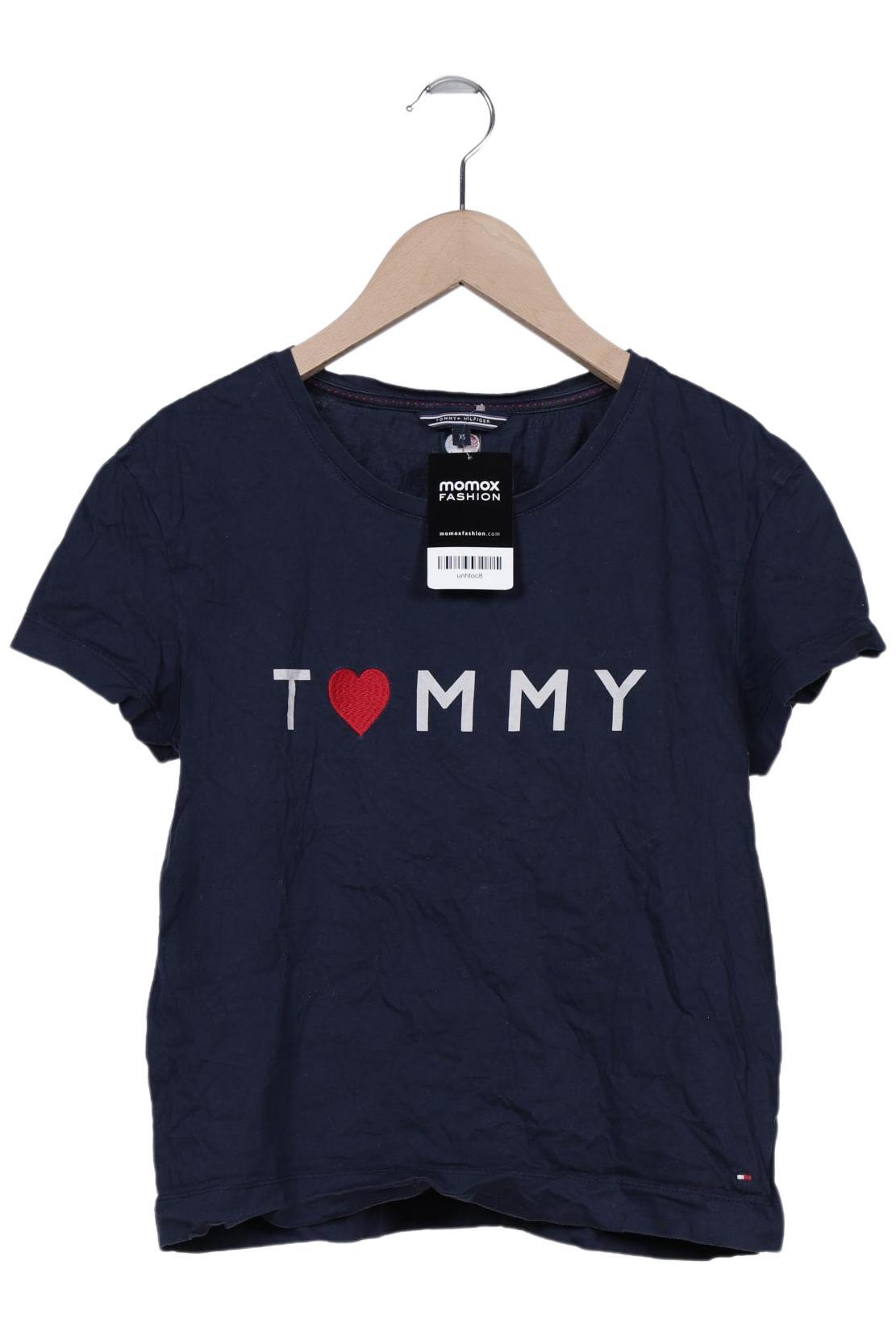 

Tommy Hilfiger Damen T-Shirt, marineblau, Gr. 34