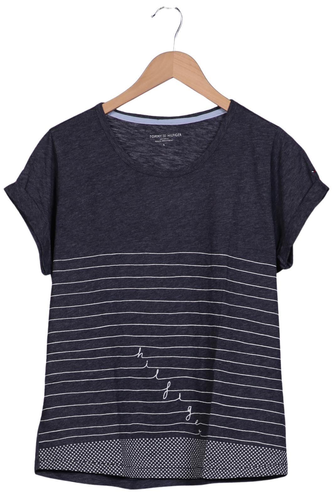 

Tommy Hilfiger Damen T-Shirt, marineblau, Gr. 42