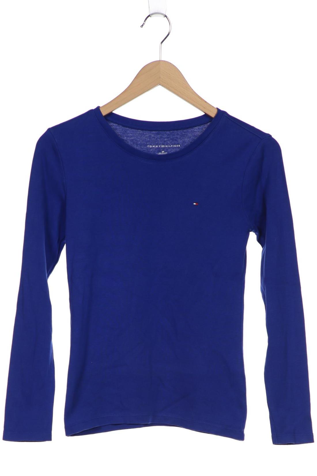 

Tommy Hilfiger Damen Langarmshirt, blau, Gr. 36