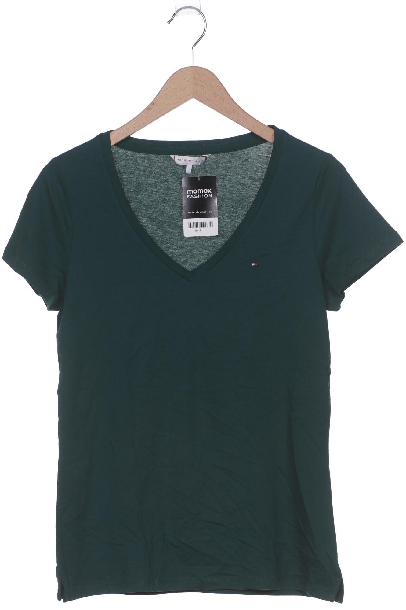 

Tommy Hilfiger Damen T-Shirt, grün, Gr. 42
