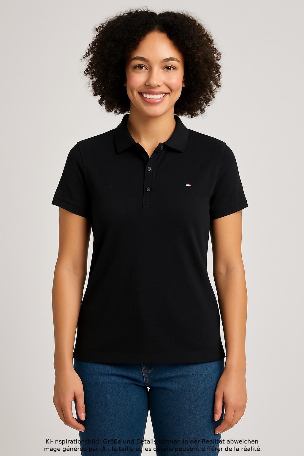 

Tommy Hilfiger Damen Poloshirt, marineblau, Gr. 38