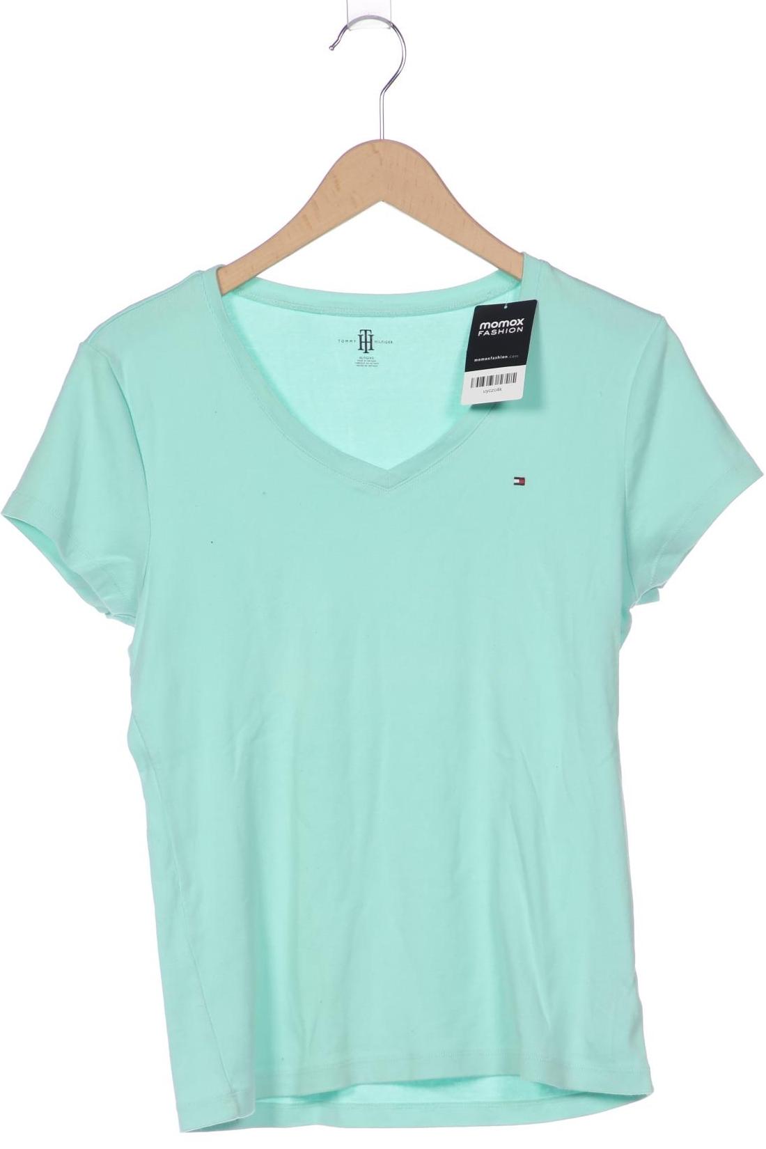

Tommy Hilfiger Damen T-Shirt, türkis, Gr. 44