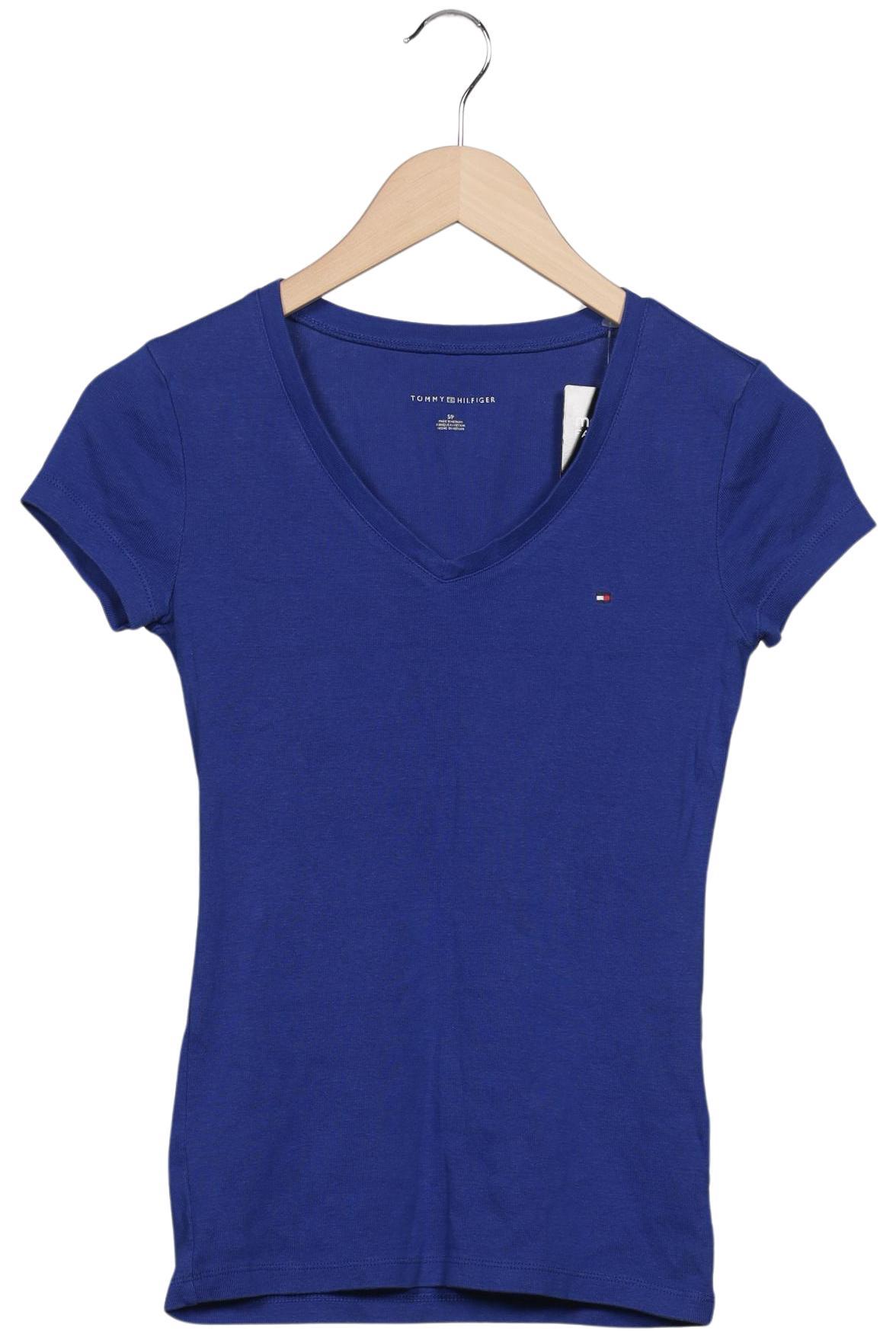 

Tommy Hilfiger Damen T-Shirt, blau, Gr. 36