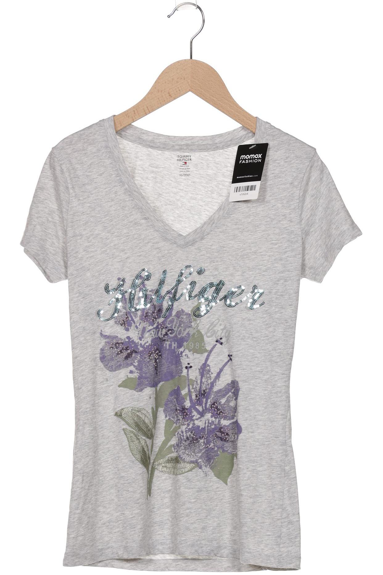 

Tommy Hilfiger Damen T-Shirt, grau, Gr. 34