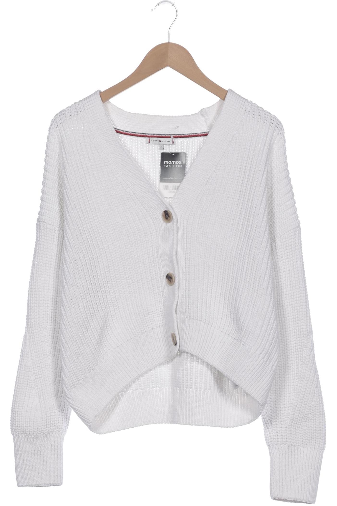 

Tommy Hilfiger Damen Strickjacke, weiß, Gr. 44