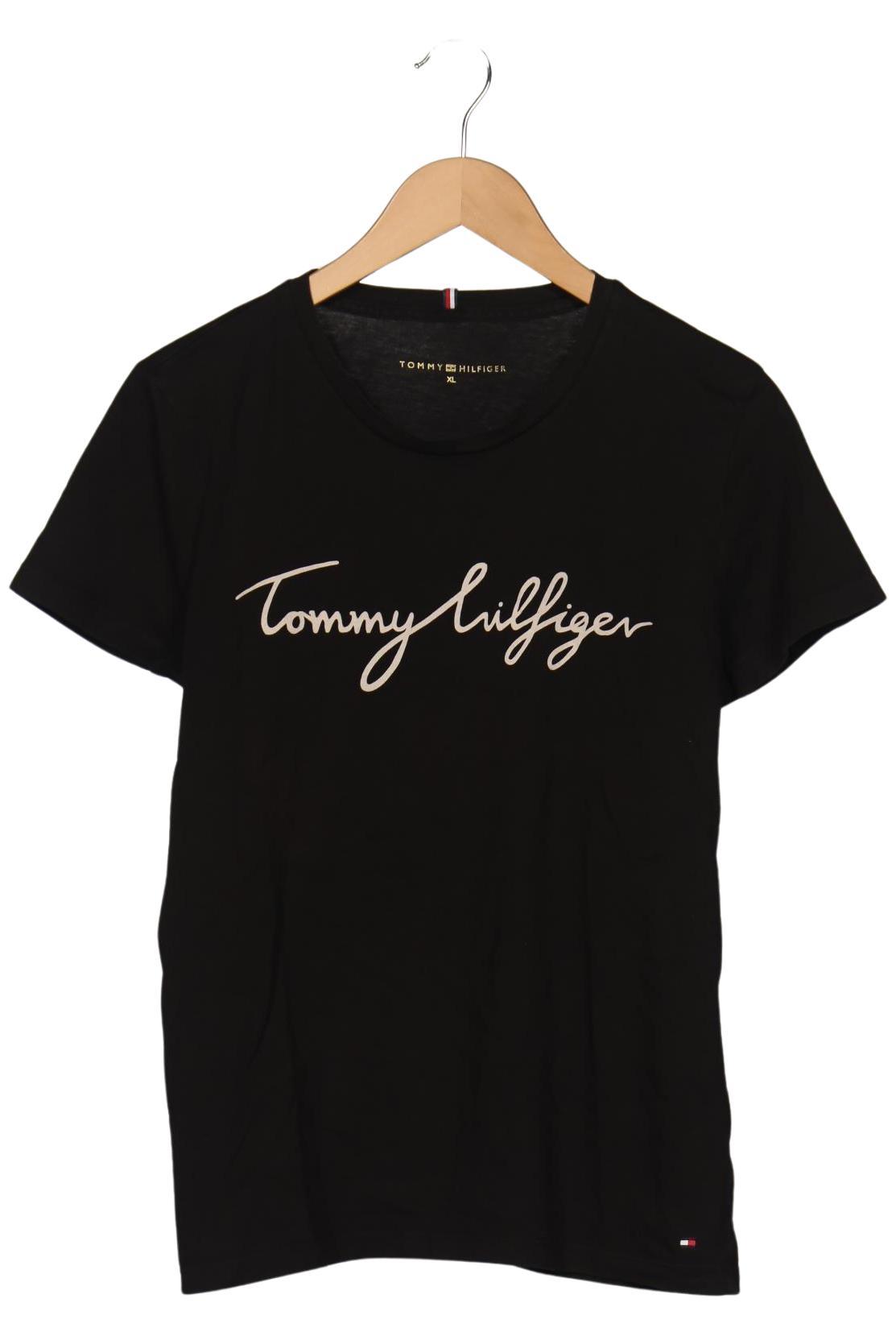 

Tommy Hilfiger Damen T-Shirt, schwarz, Gr. 44