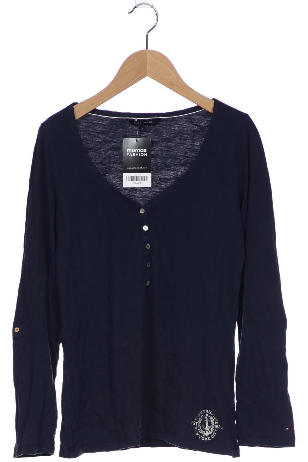 

Tommy Hilfiger Damen Langarmshirt, marineblau