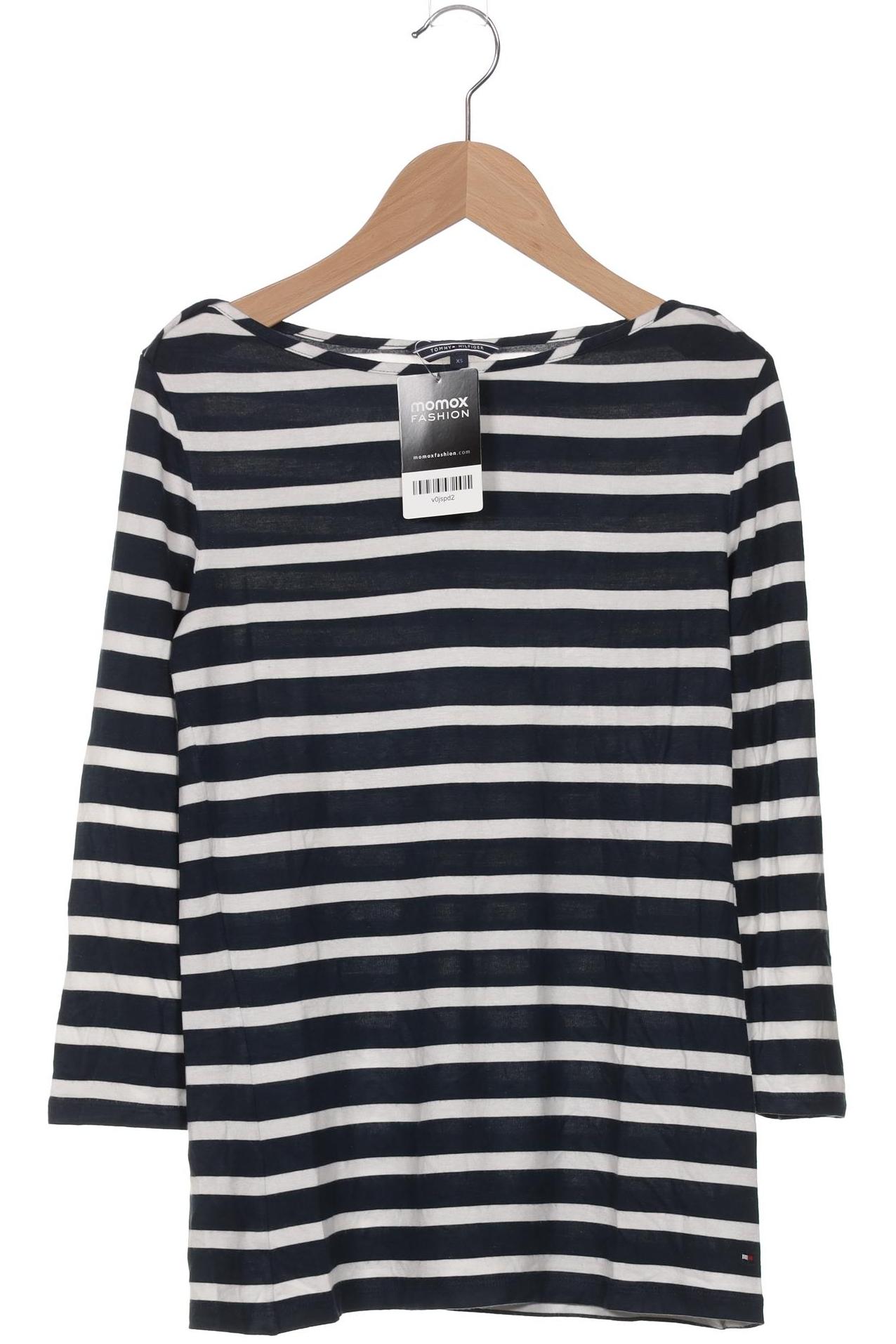 

Tommy Hilfiger Damen Langarmshirt, marineblau, Gr. 34