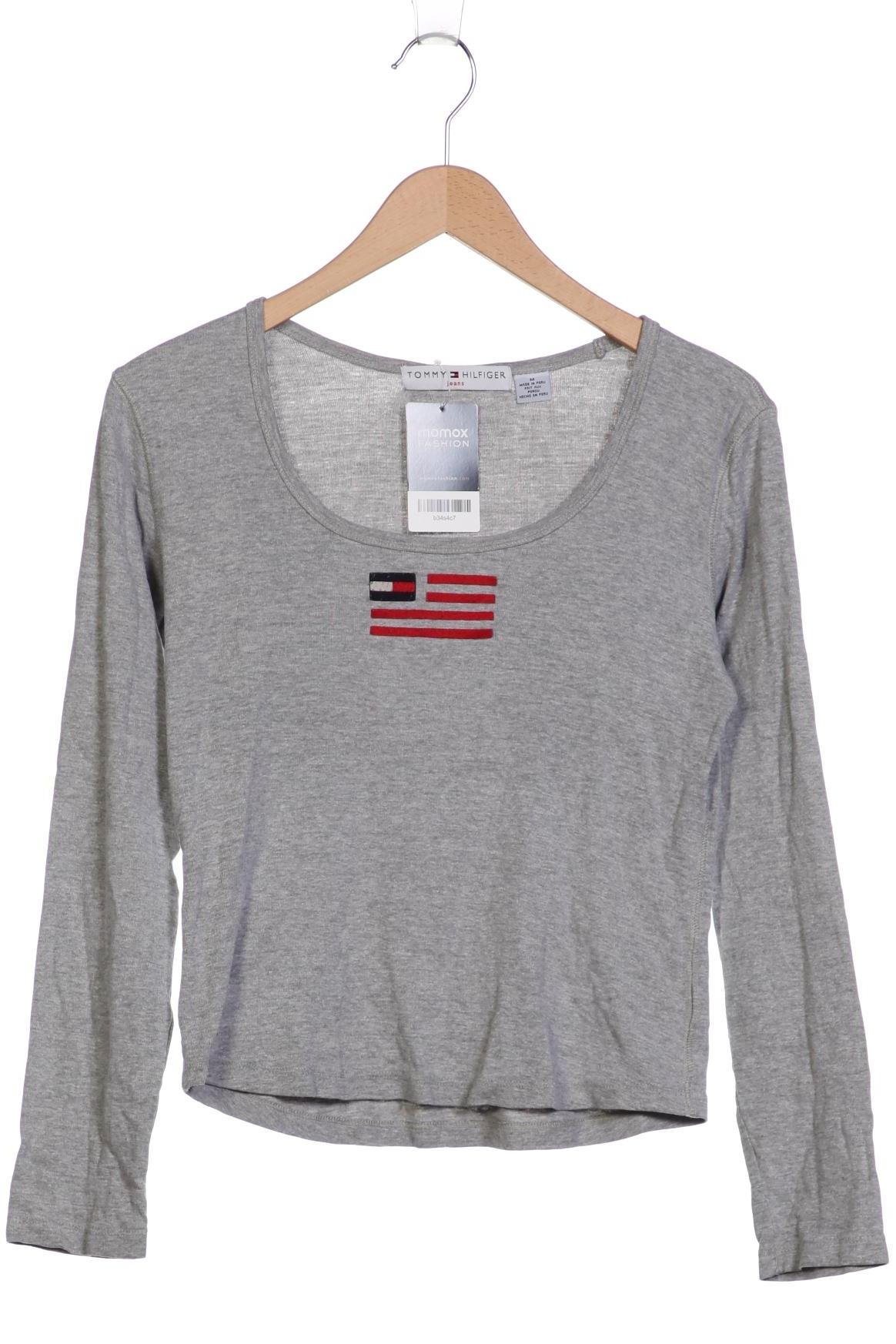 

Tommy Hilfiger Damen Langarmshirt, grau, Gr. 38