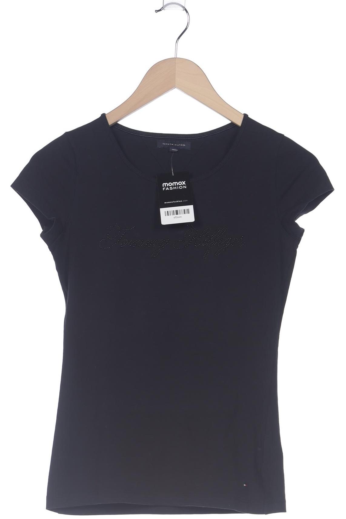 

Tommy Hilfiger Damen T-Shirt, schwarz, Gr. 36