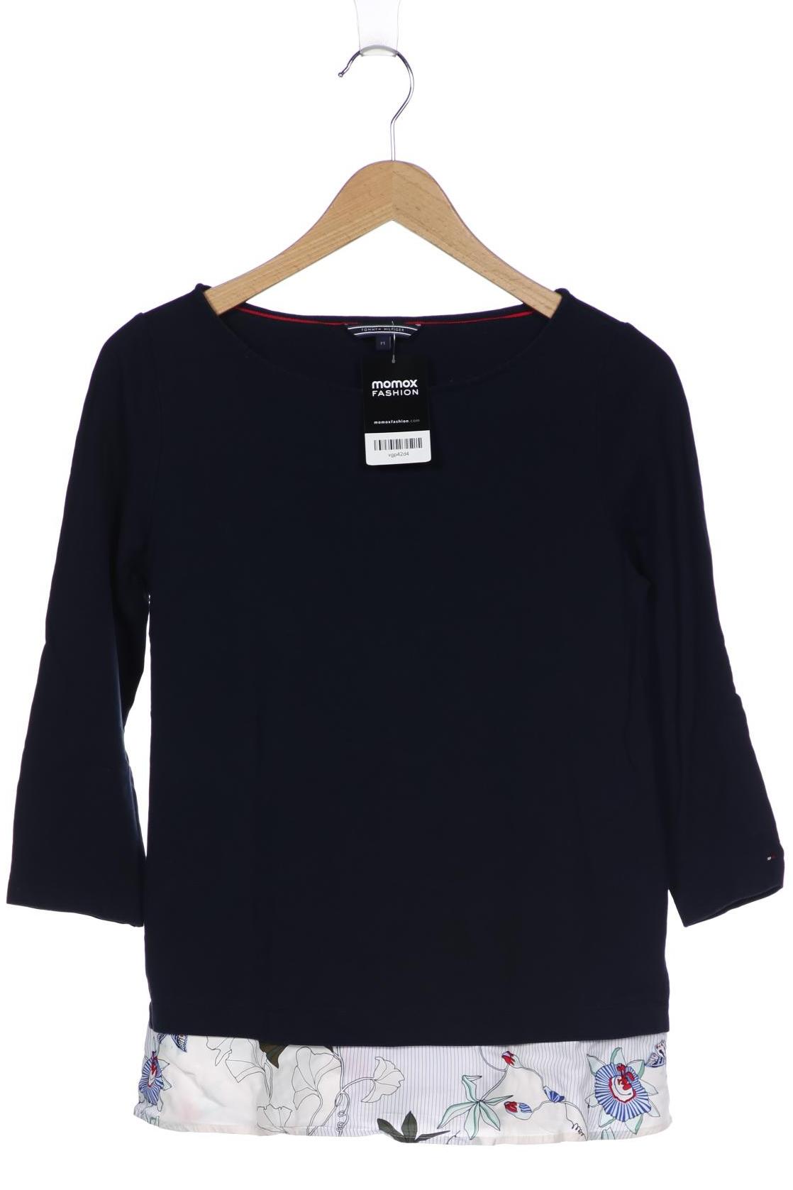 

Tommy Hilfiger Damen Langarmshirt, marineblau