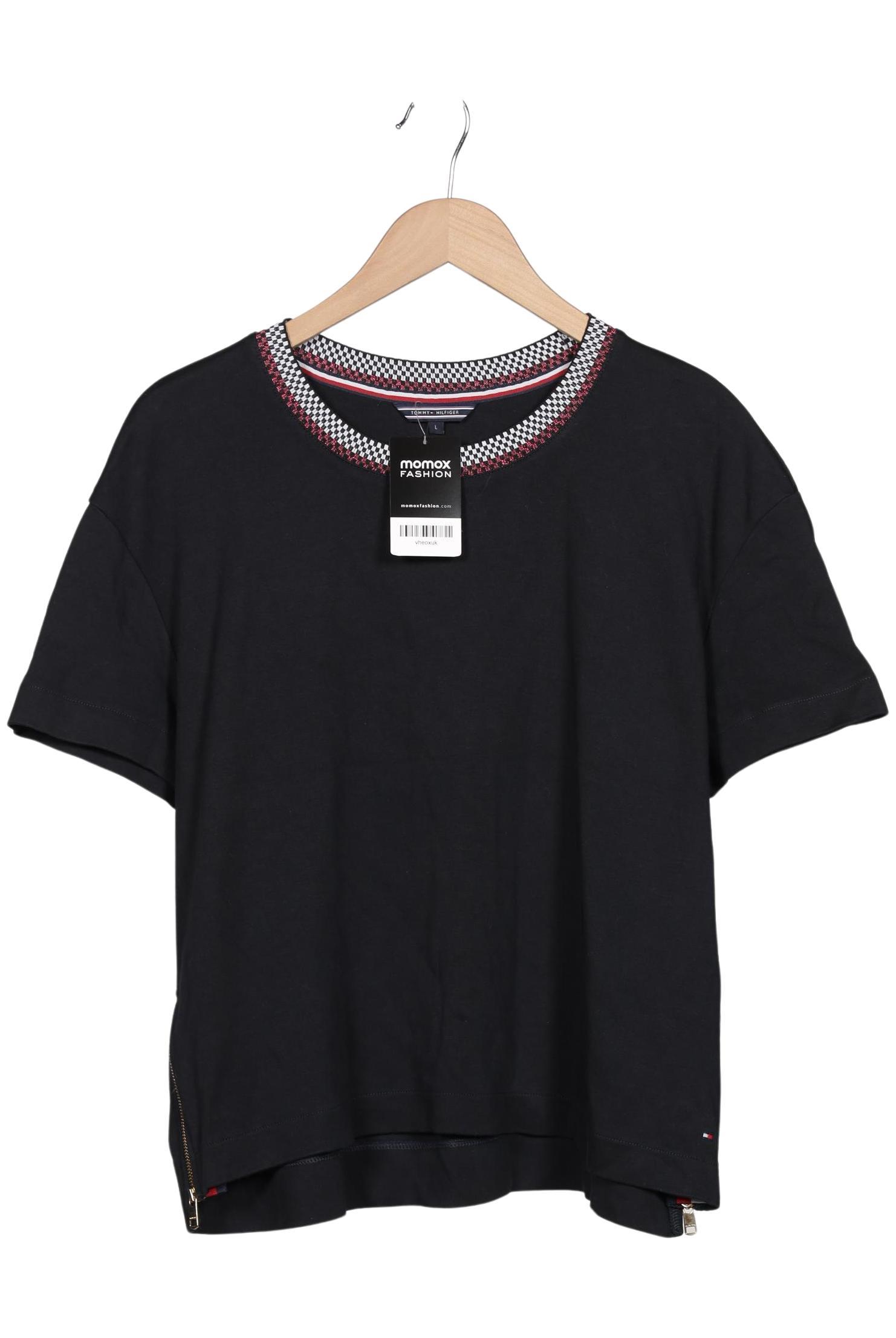 

Tommy Hilfiger Damen T-Shirt, marineblau, Gr. 42