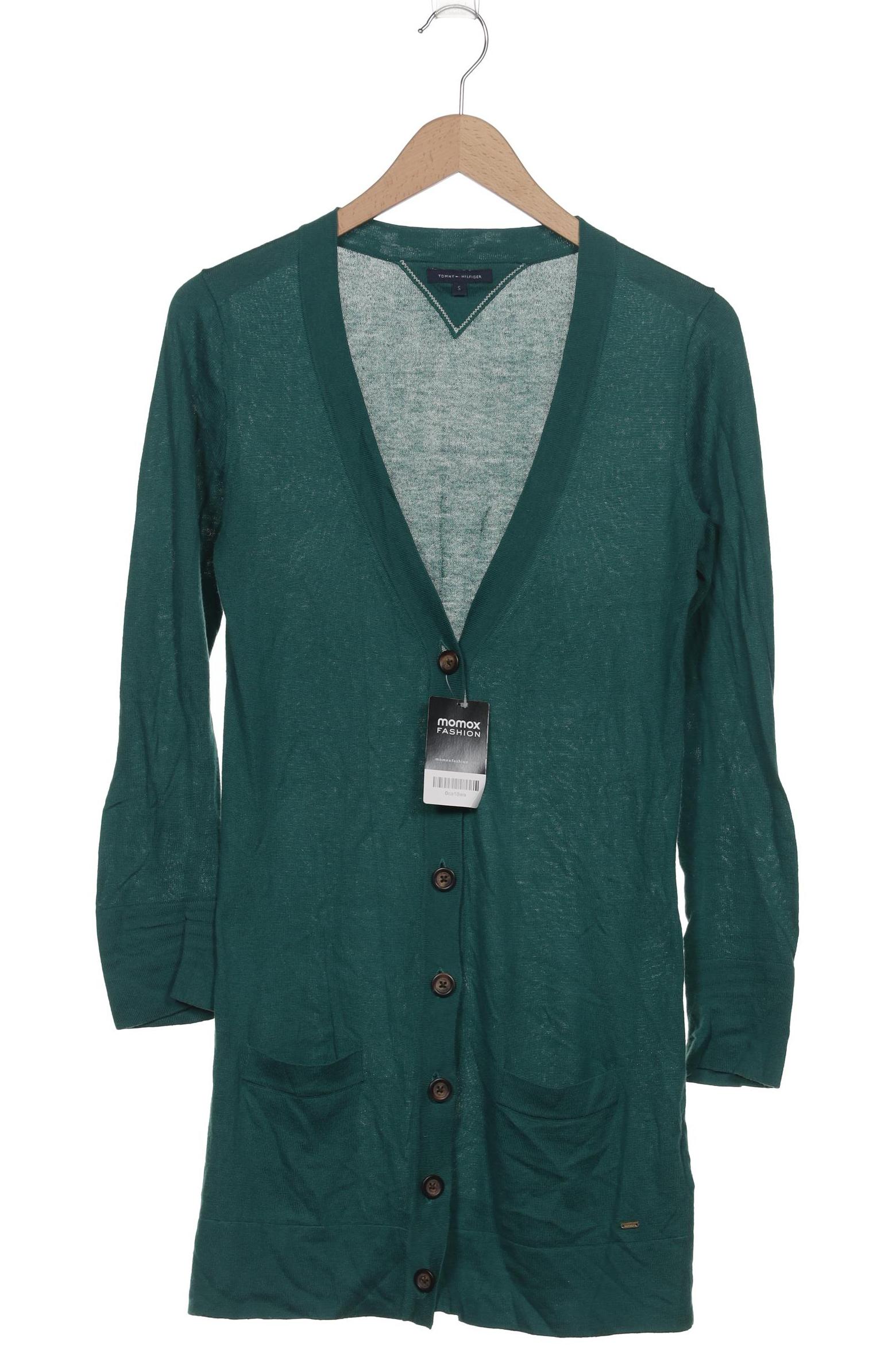 

Tommy Hilfiger Damen Strickjacke, grün, Gr. 36