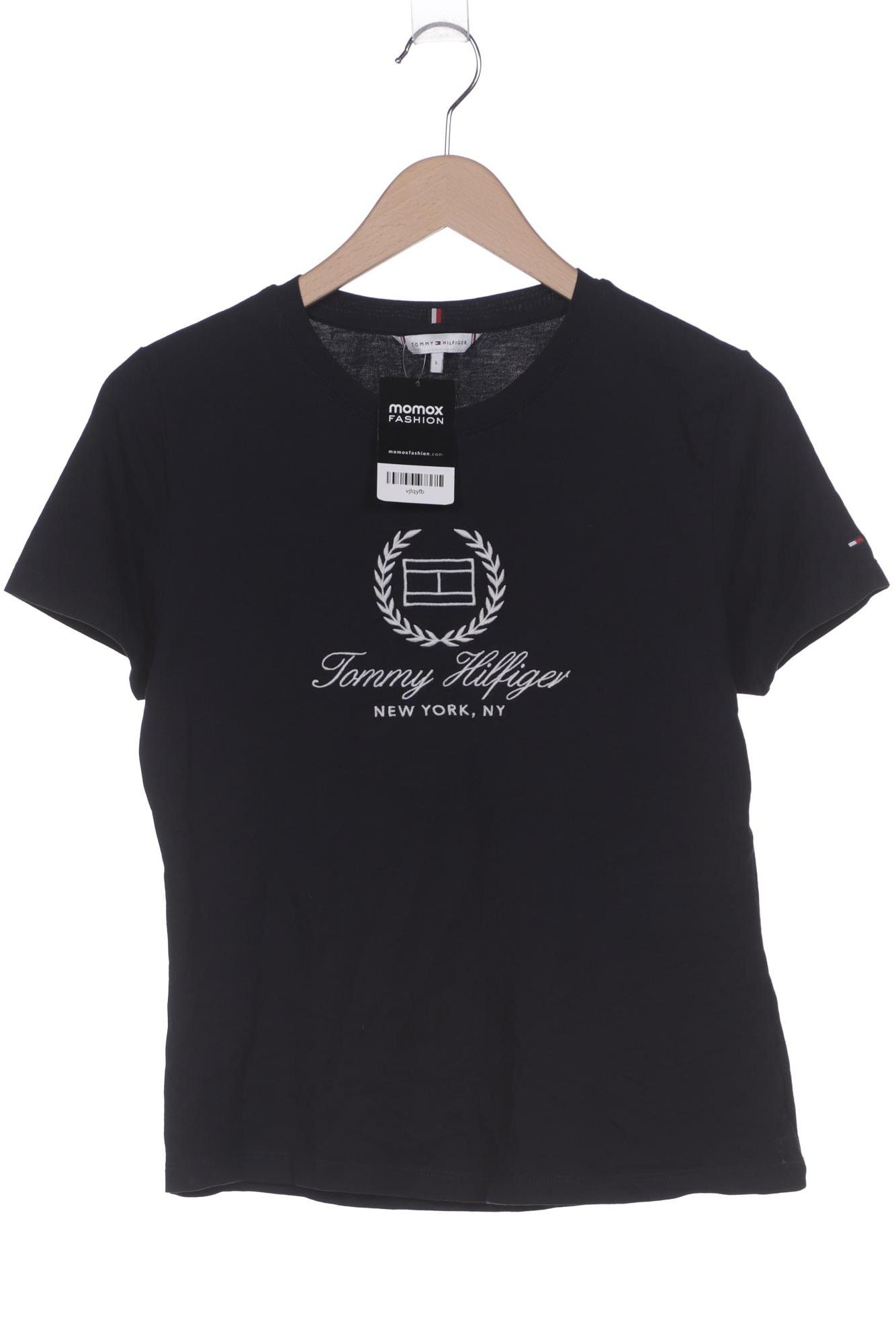 

Tommy Hilfiger Damen T-Shirt, schwarz, Gr. 42