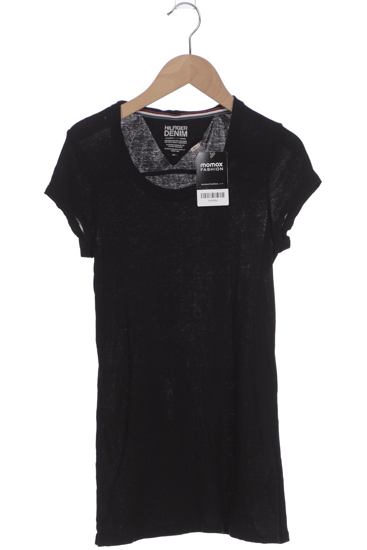 

Tommy Hilfiger Damen T-Shirt, schwarz, Gr. 36