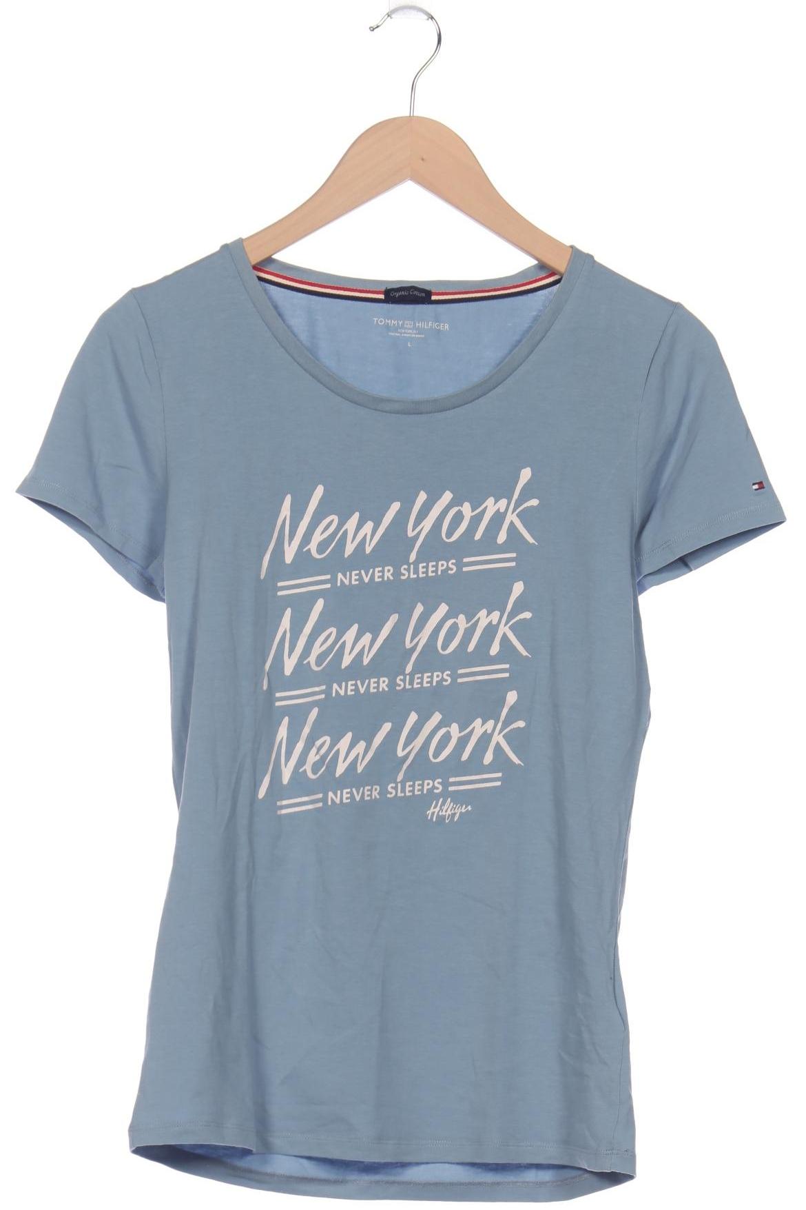

Tommy Hilfiger Damen T-Shirt, hellblau, Gr. 42