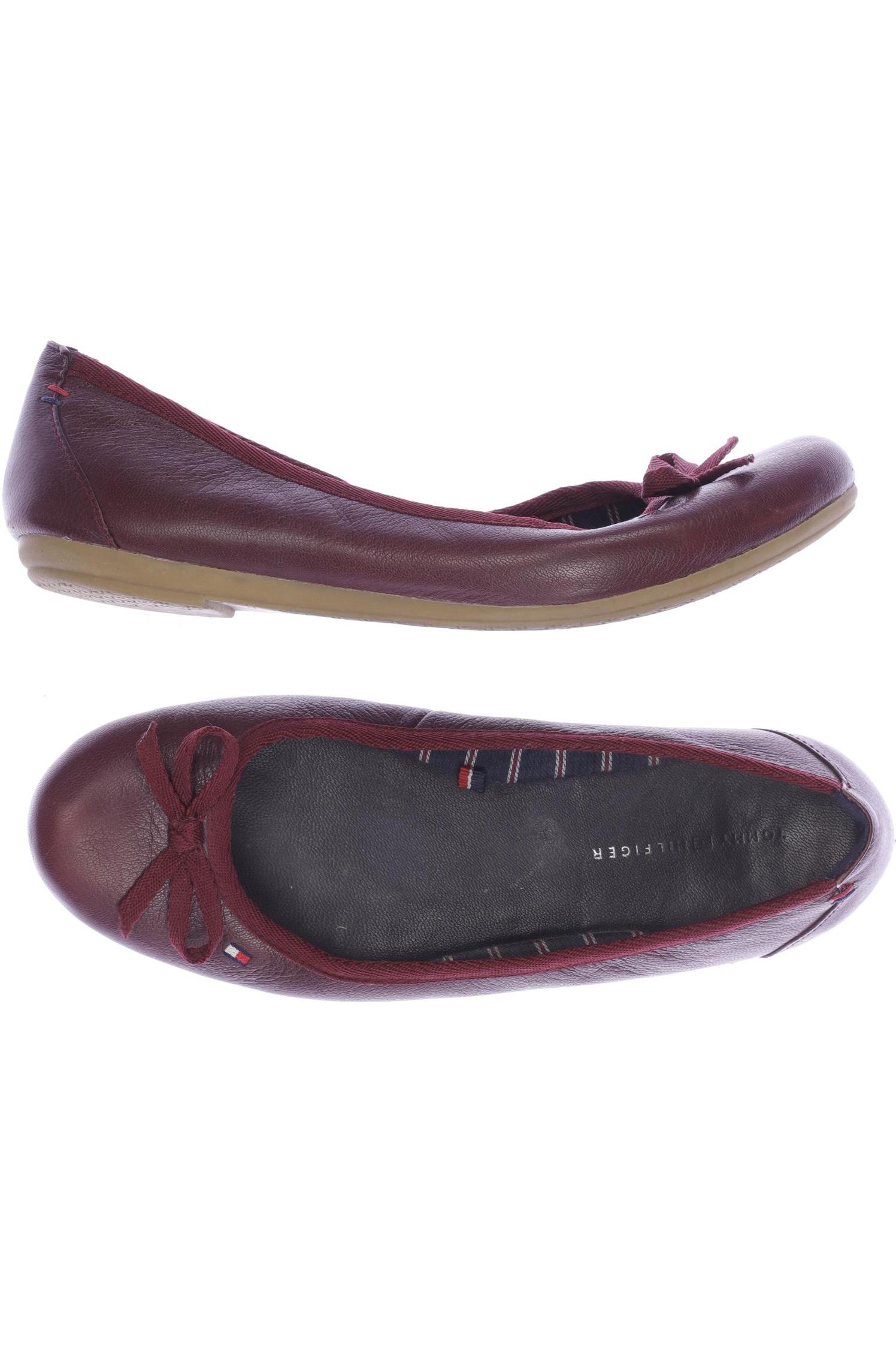 

Tommy Hilfiger Damen Ballerinas, bordeaux
