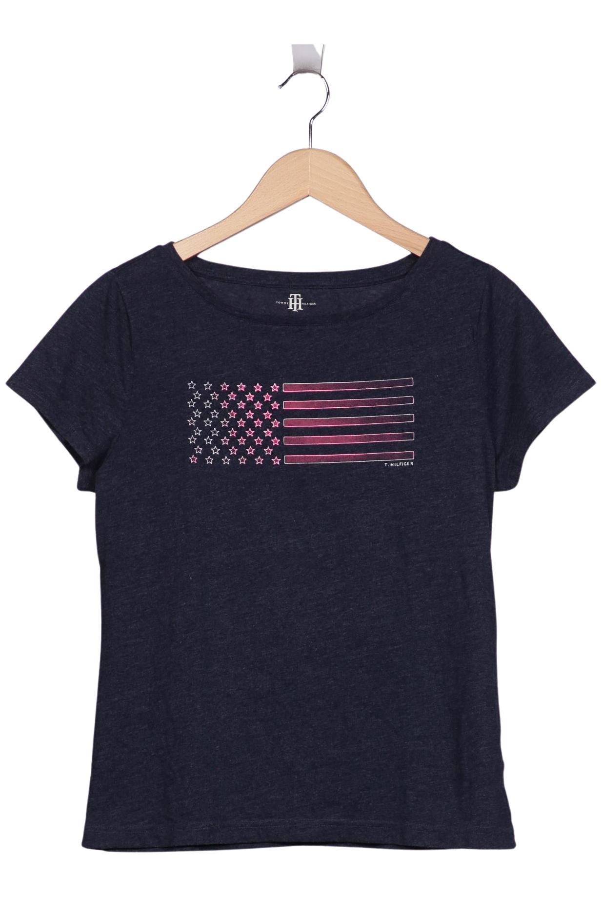 

Tommy Hilfiger Damen T-Shirt, marineblau, Gr. 42